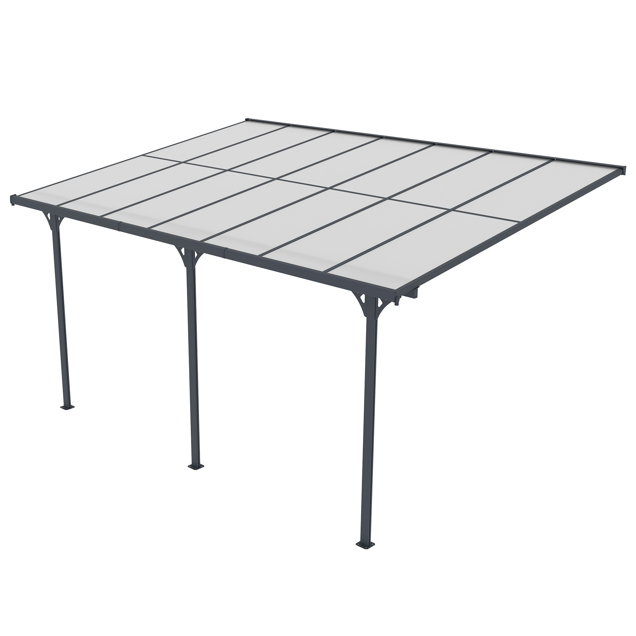 Fornorth Terases Segums 435x300x225-270cm svinību telts