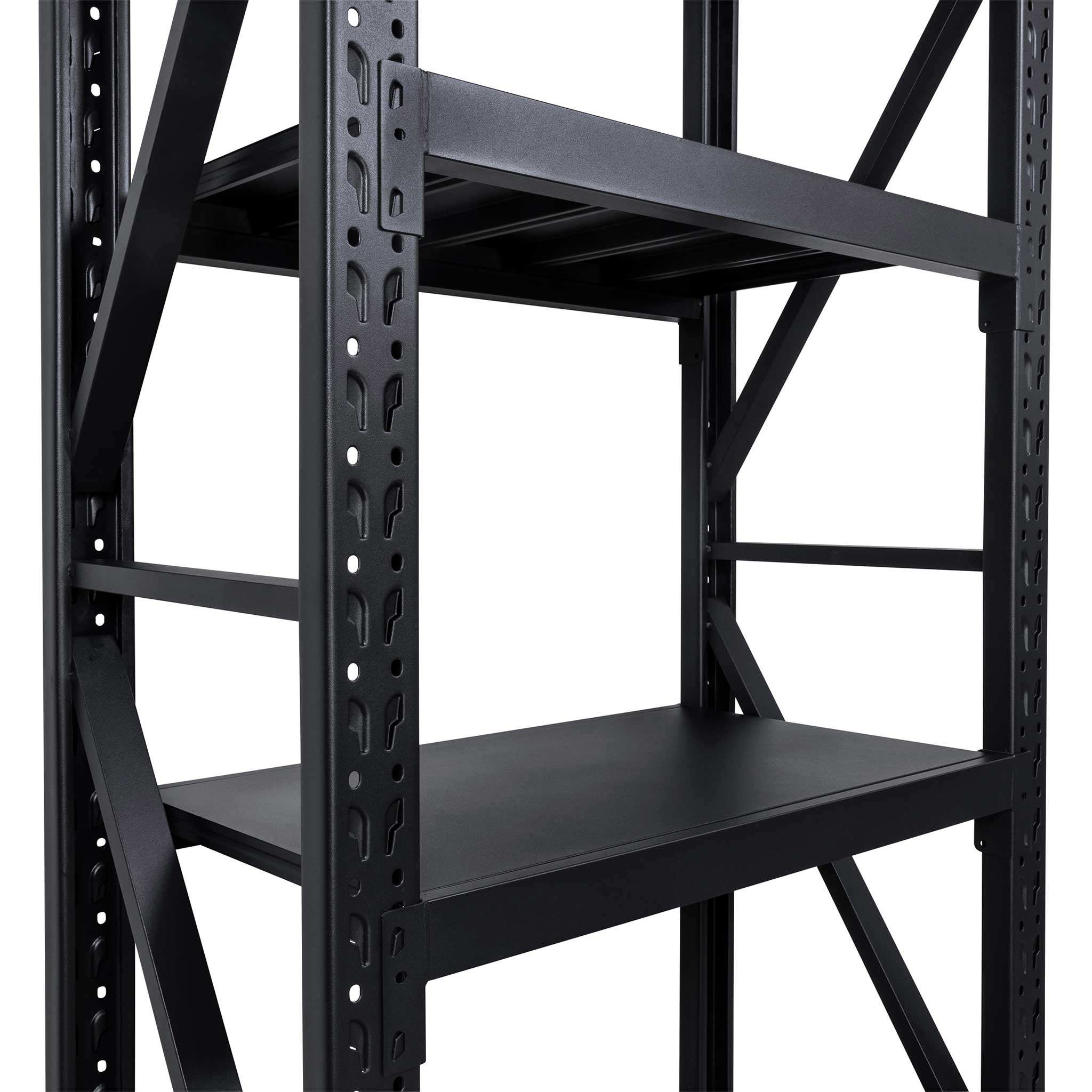 Fornorth Storage Shelf 1600kg, 100x50x200cm, Black