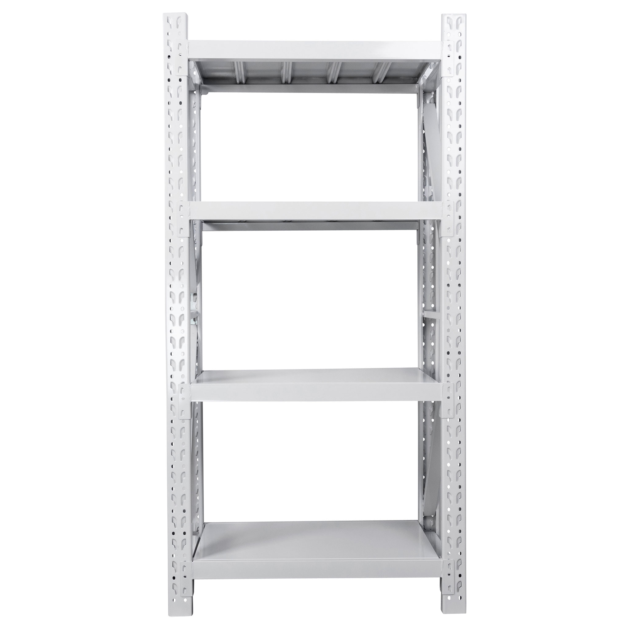 Fornorth Schwerlastregal 3200kg, 100x60x200cm, Weiss