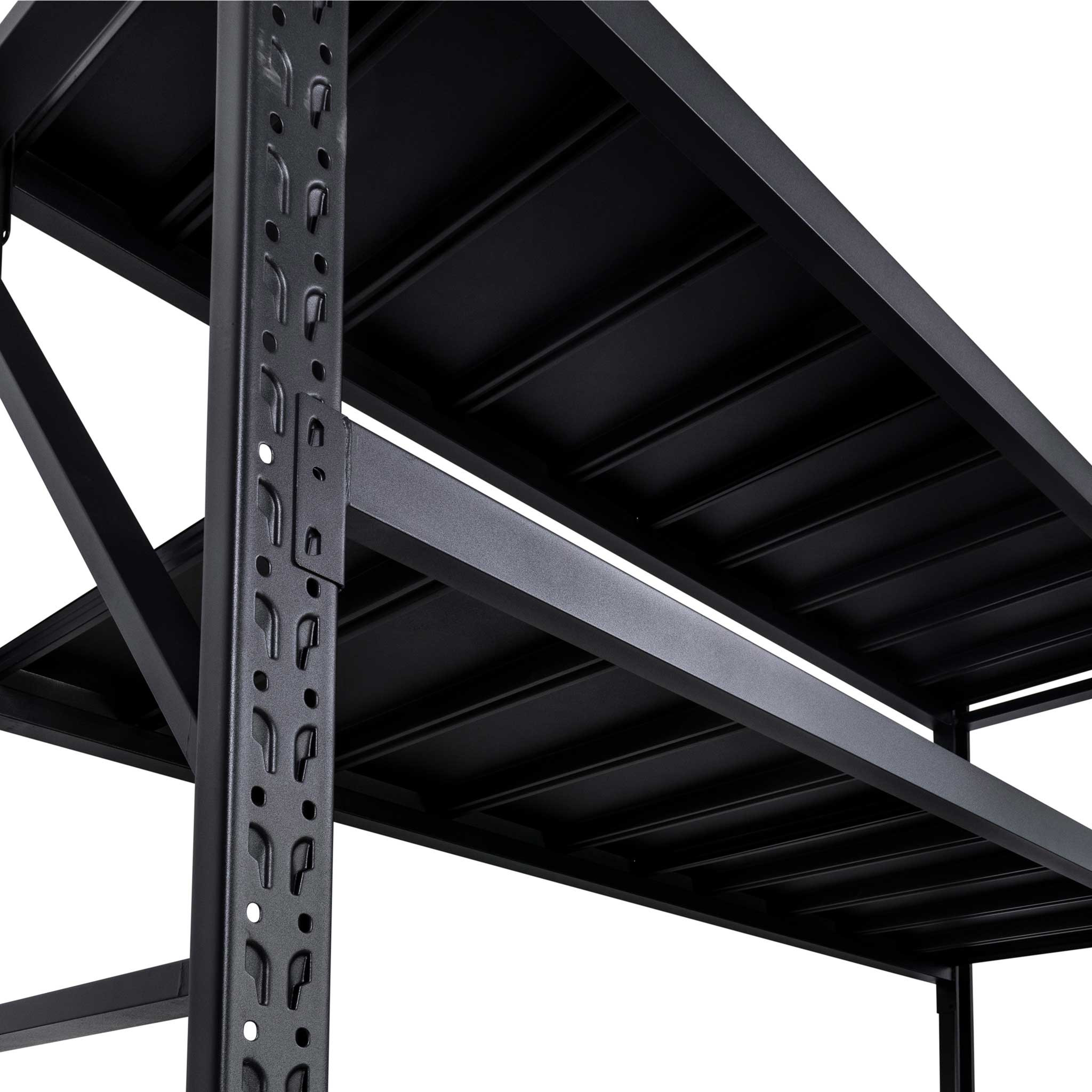 Fornorth Lagerhylla 800kg, 200x60x200cm, Svart