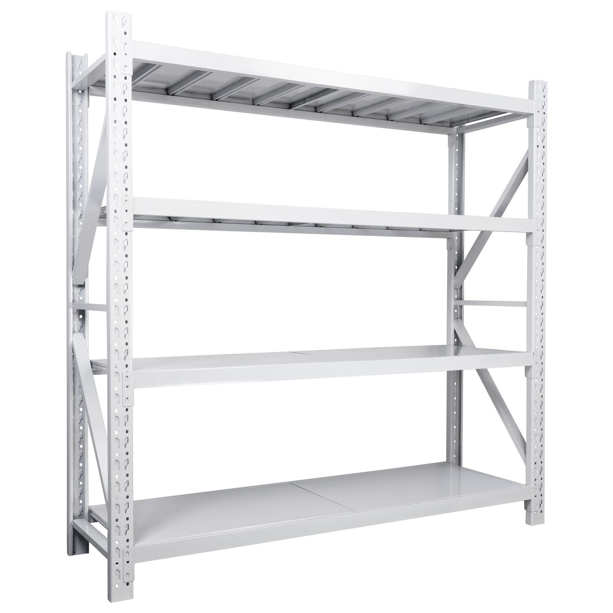Fornorth Lagerhylla 800kg, 200x60x200cm, Vit