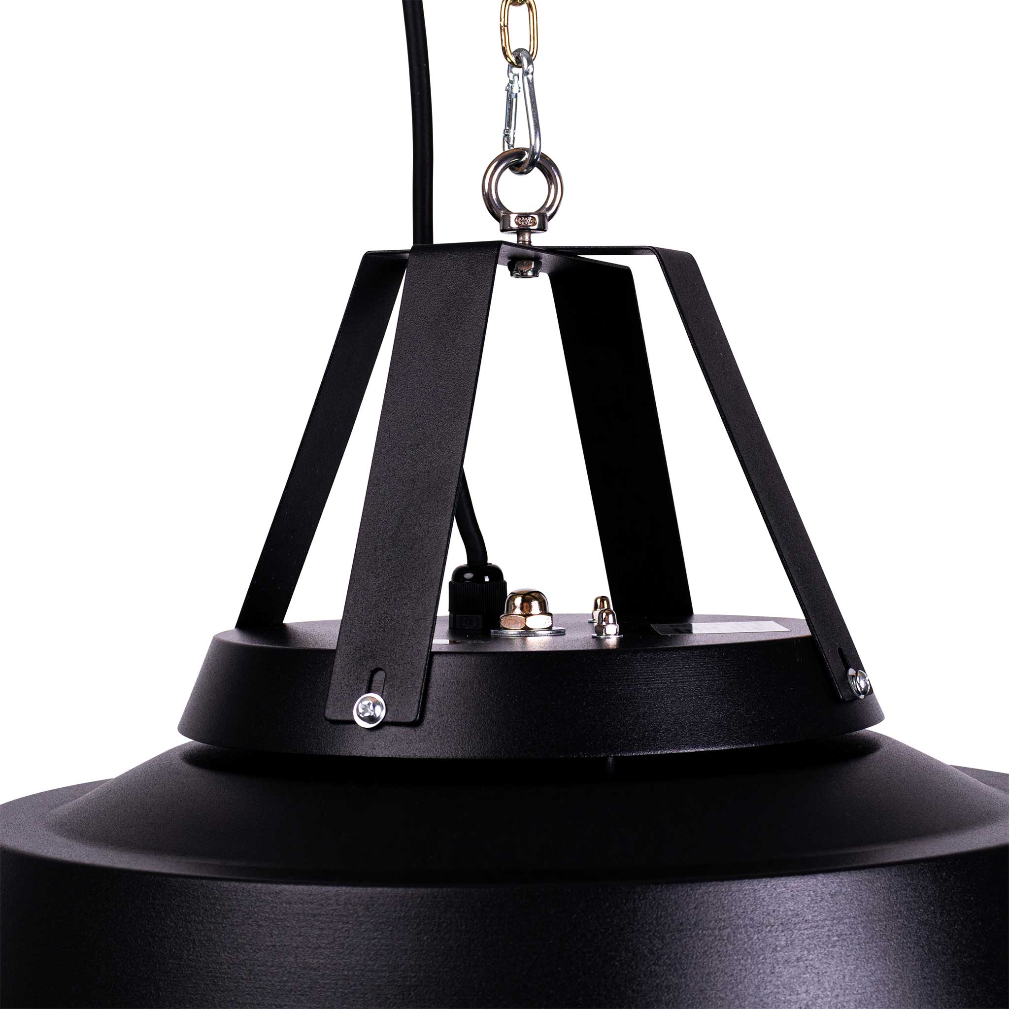 Fornorth Patio Heater Ceiling Heater Comfort 1500W, black