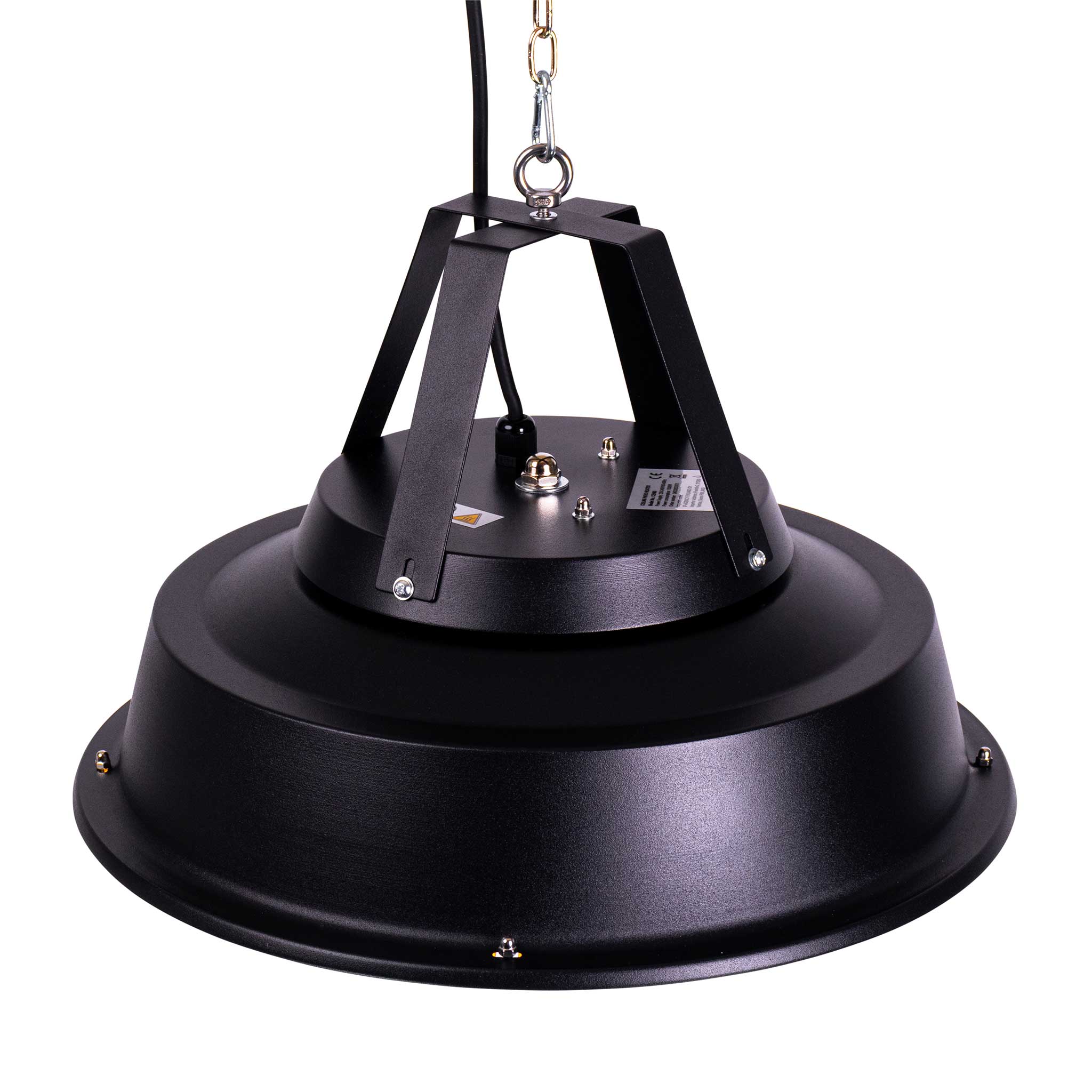 Fornorth Promiennik podczerwieni do ogrzewania tarasów 1500W, czarny