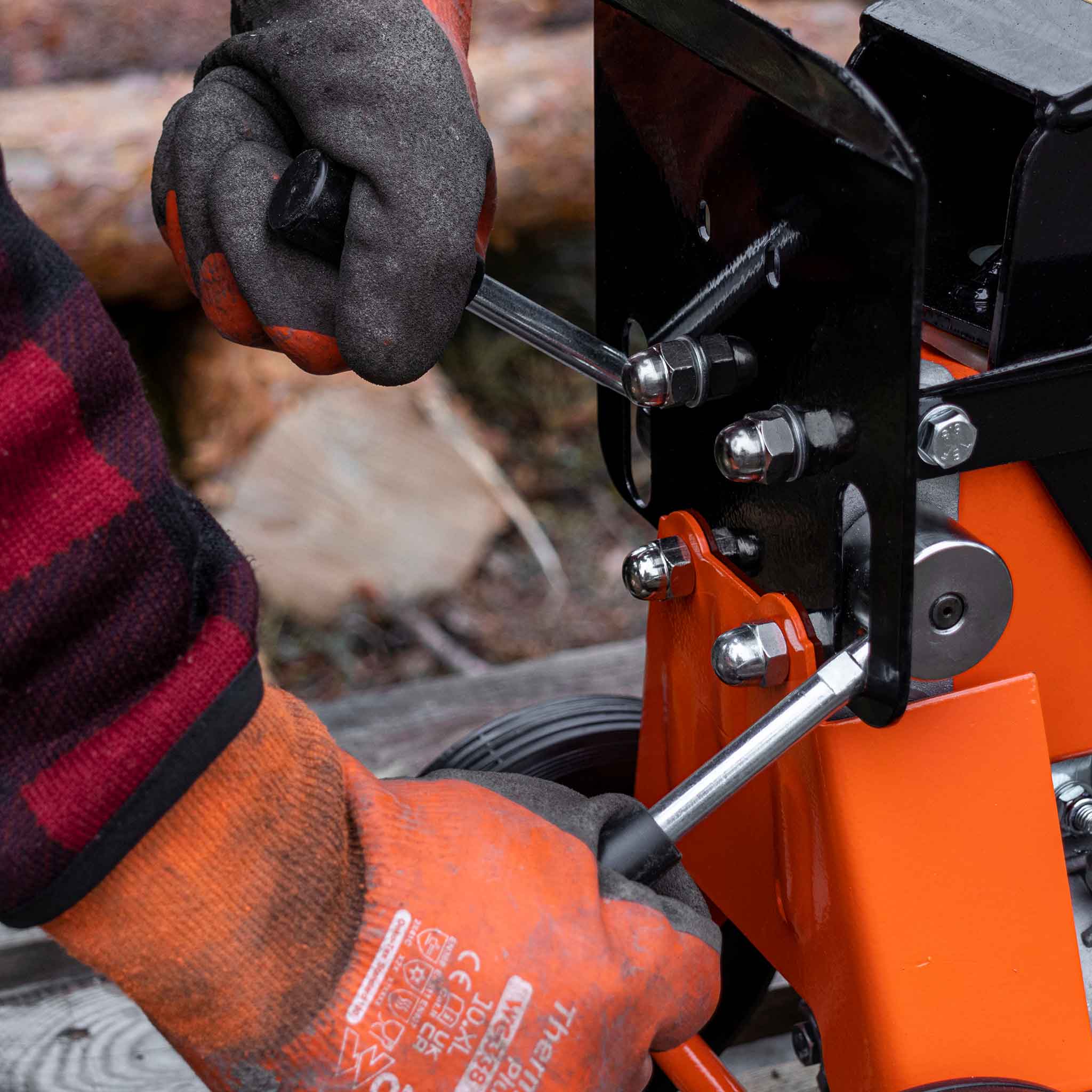 Fornorth Log Splitter 7T, support leg included