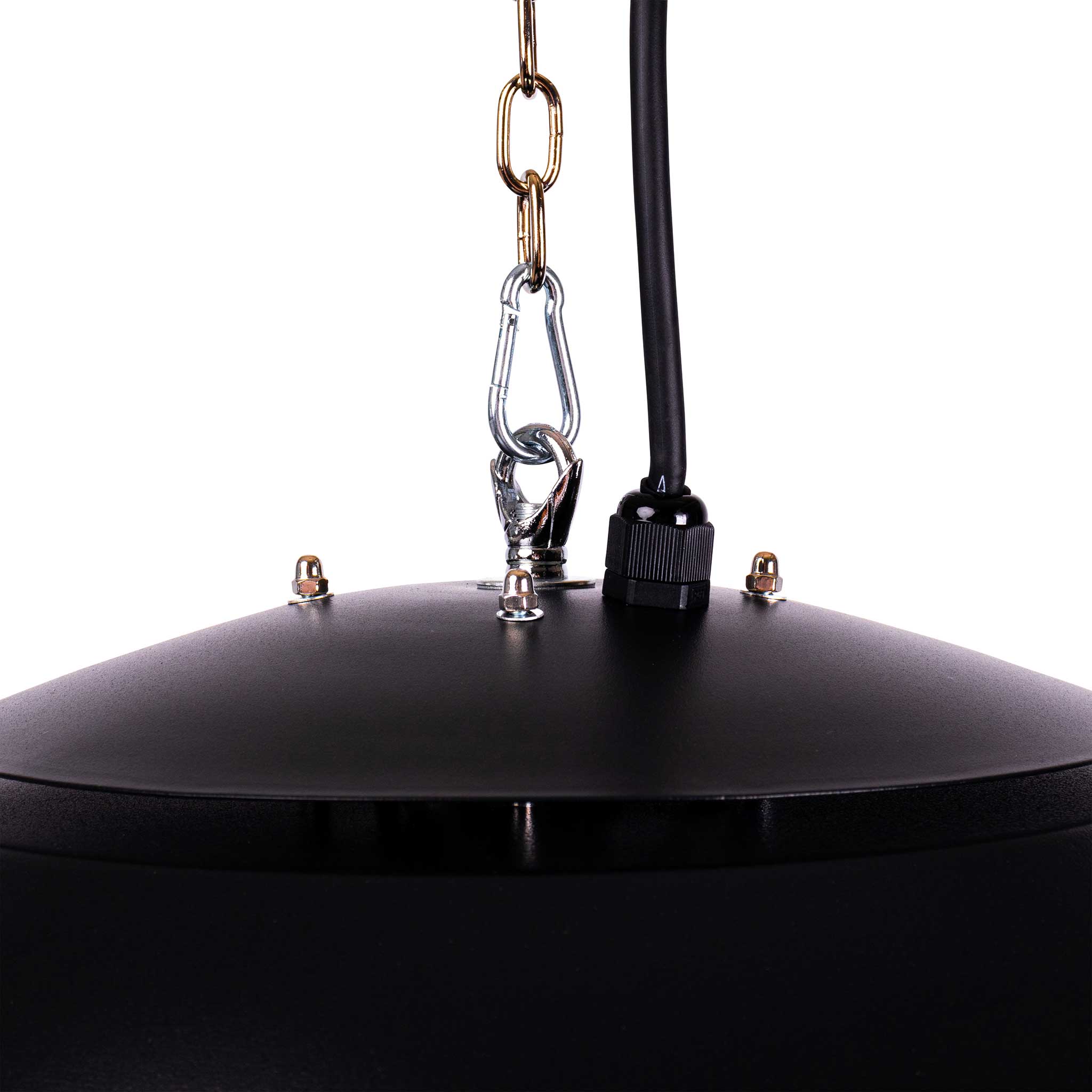 Fornorth Terases Sildītājs Jumta Sildītājs Original 1500W ar attālināto pulti, melns