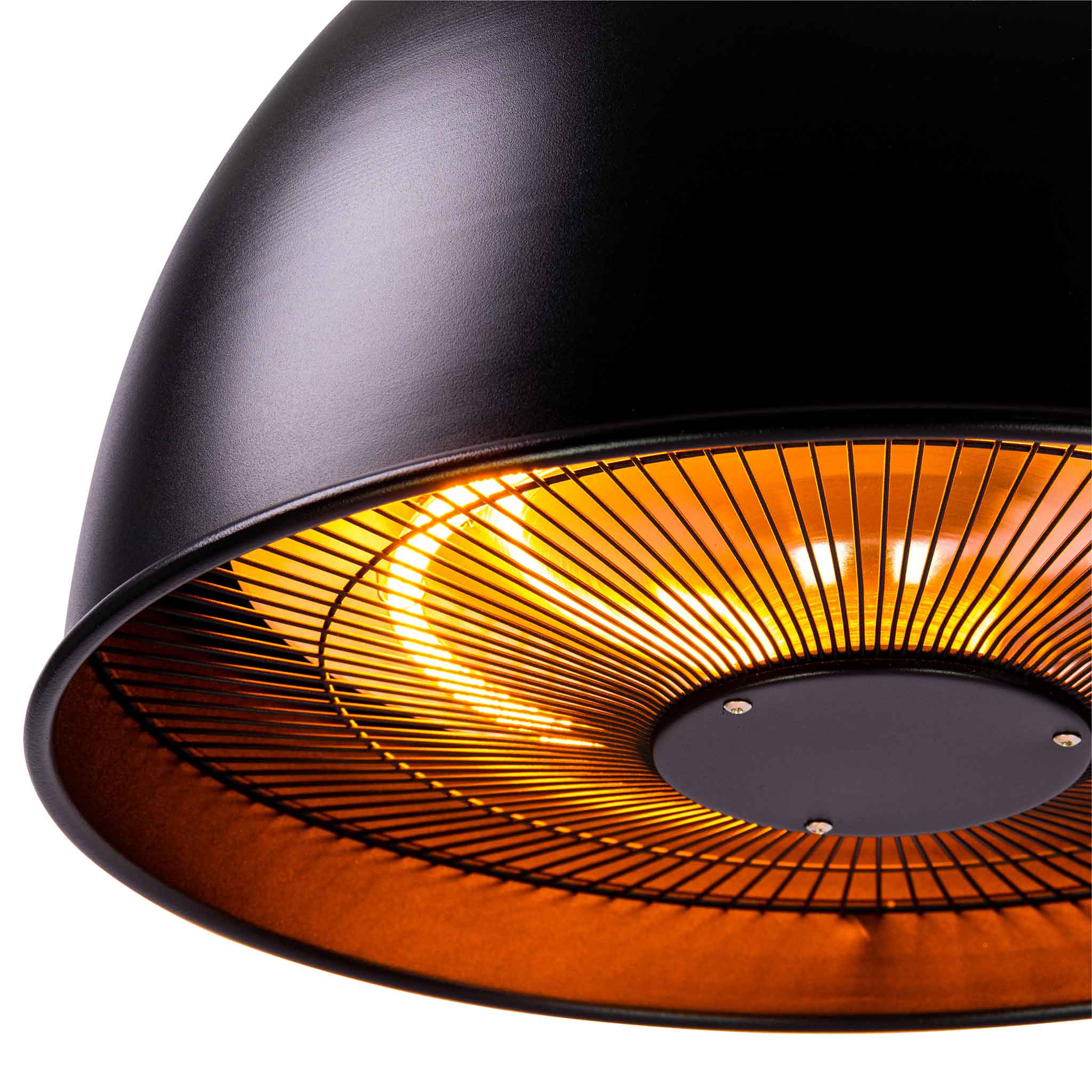 Fornorth Chauffage d'extérieur Ceiling Heater Premium 2000W, noir