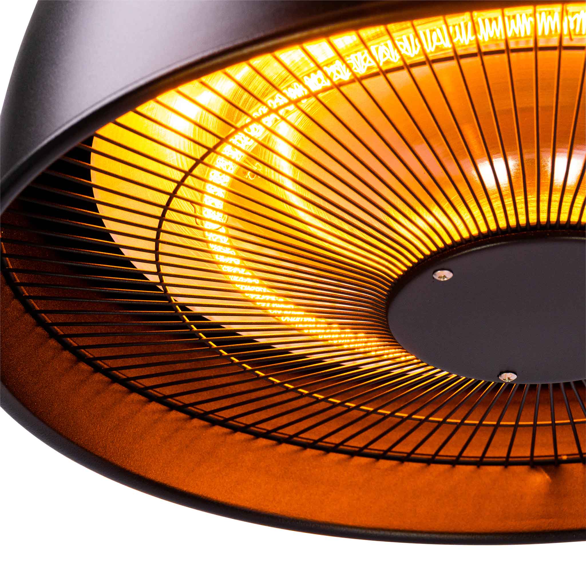 Fornorth Chauffage d'extérieur Ceiling Heater Premium 2000W, noir