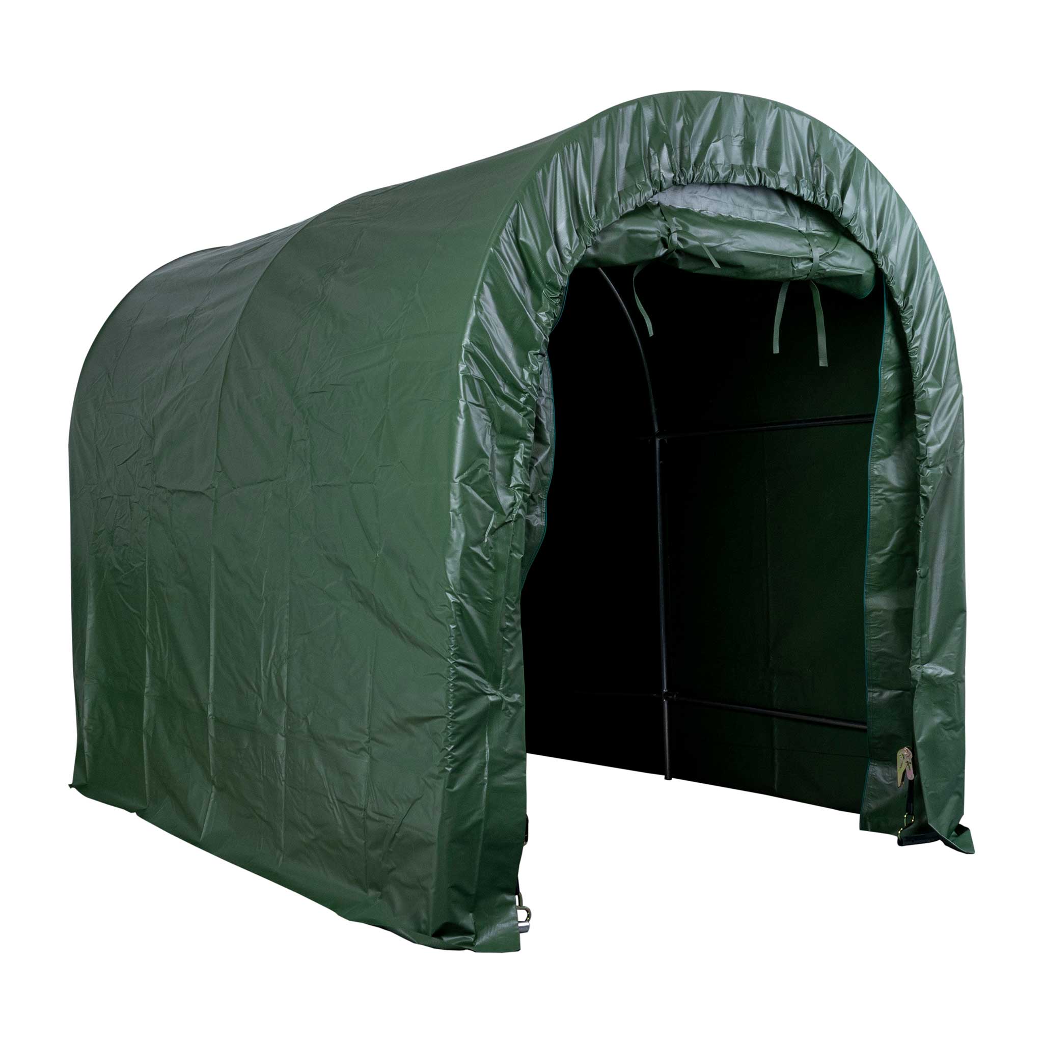 Fornorth Portatīvā Garāža 1.6x2.4m, armijas zaļa