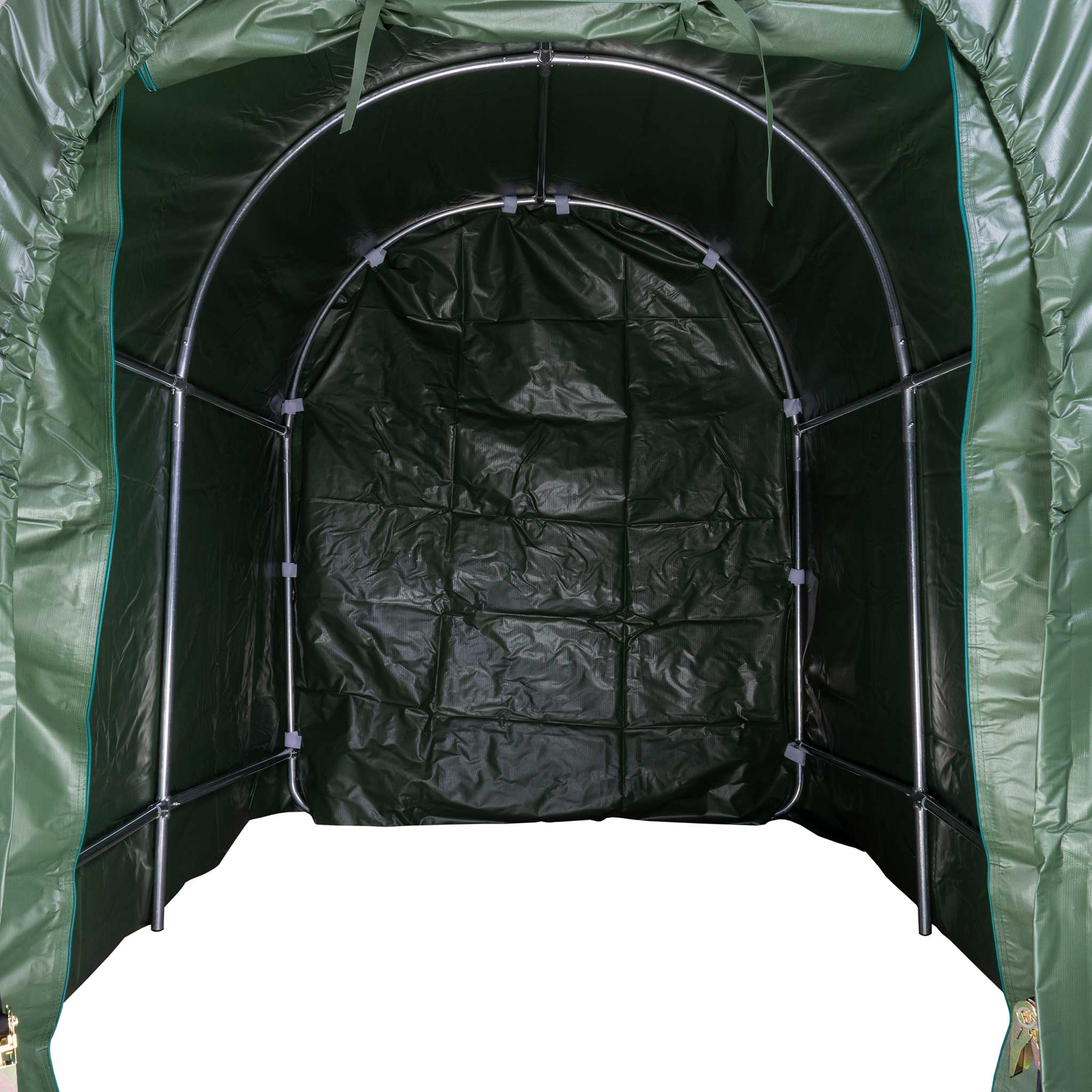 Fornorth Portatīvā Garāža 1.6x2.4m, armijas zaļa