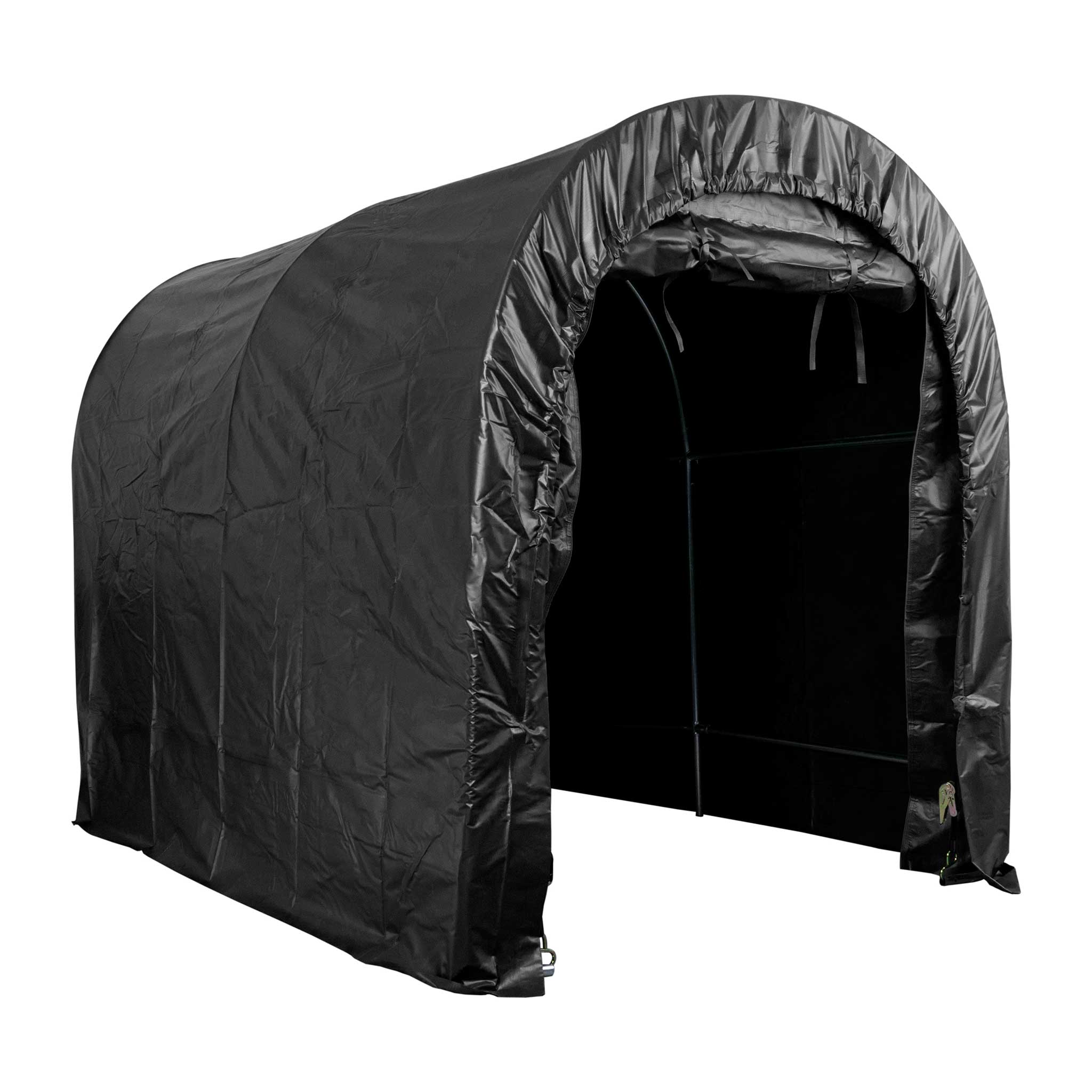 Fornorth Tente garage 1,6x2,4m, noir