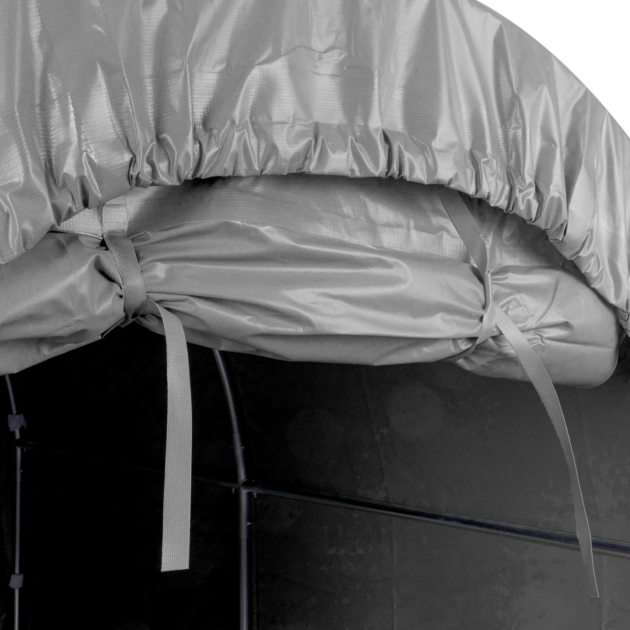 Fornorth Garagetält 1,6x2,4m, ljusgrå
