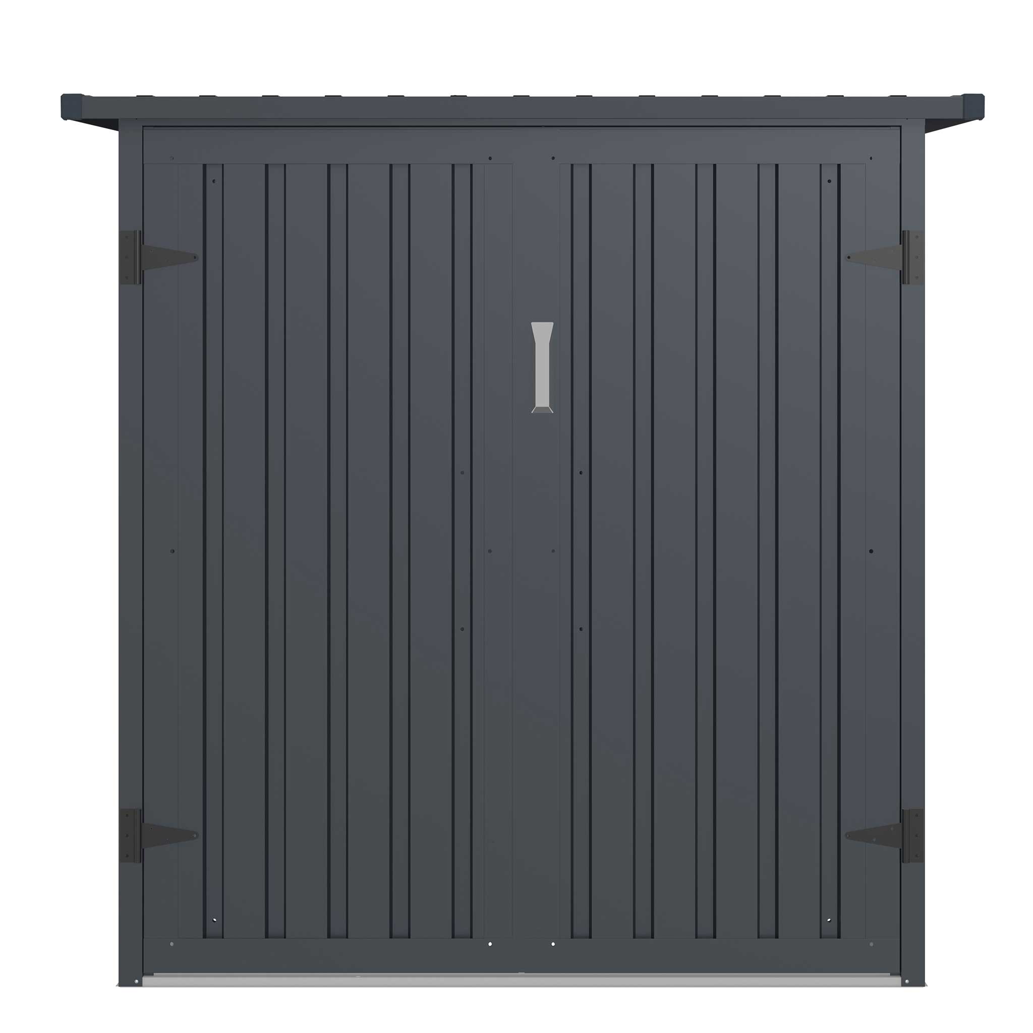 Fornorth Fahrradgarage für zwei Fahrräder 142x198x157cm, Dunkelgrau