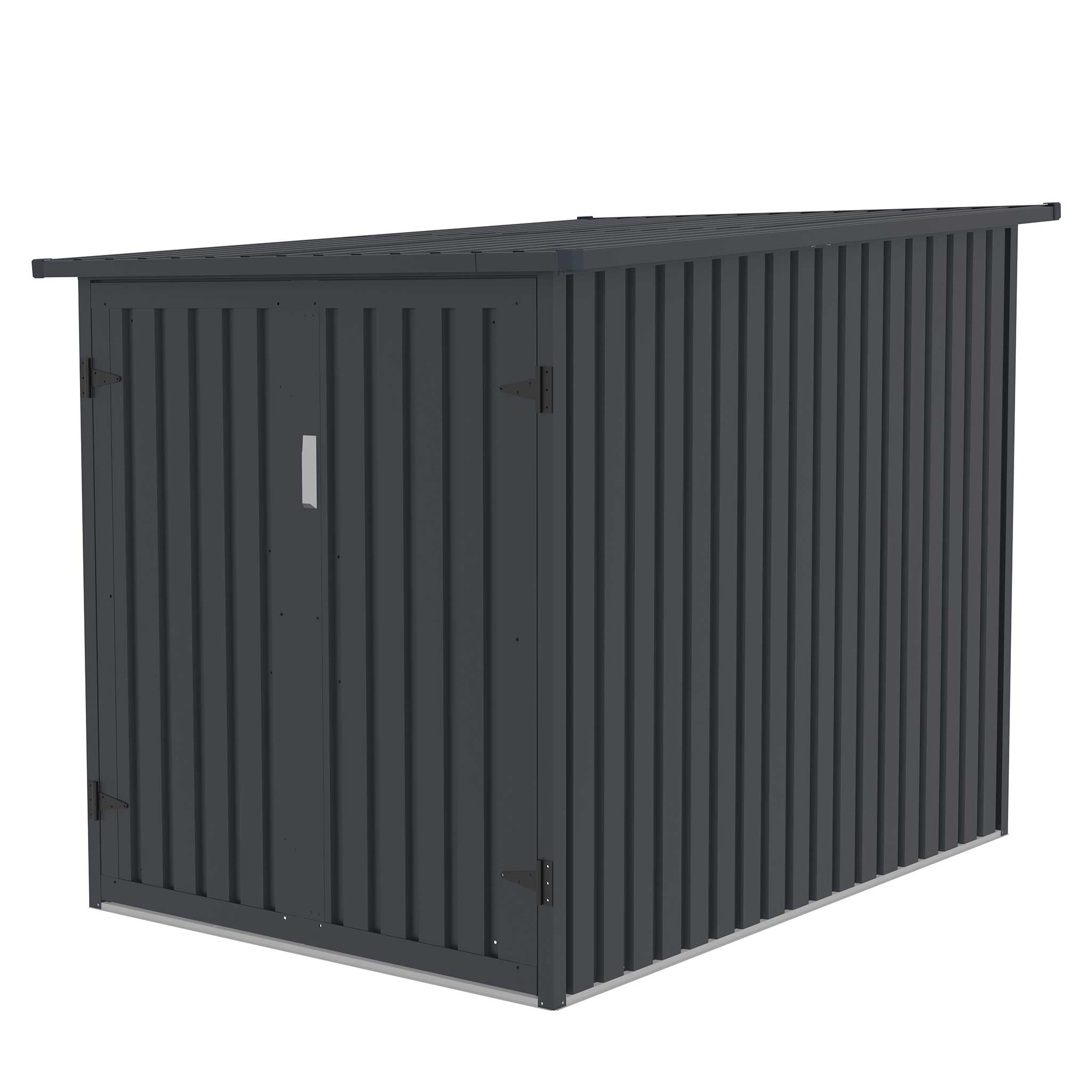 Fornorth Fietsenberging voor twee fietsen 142x198x157cm, donkergrijs