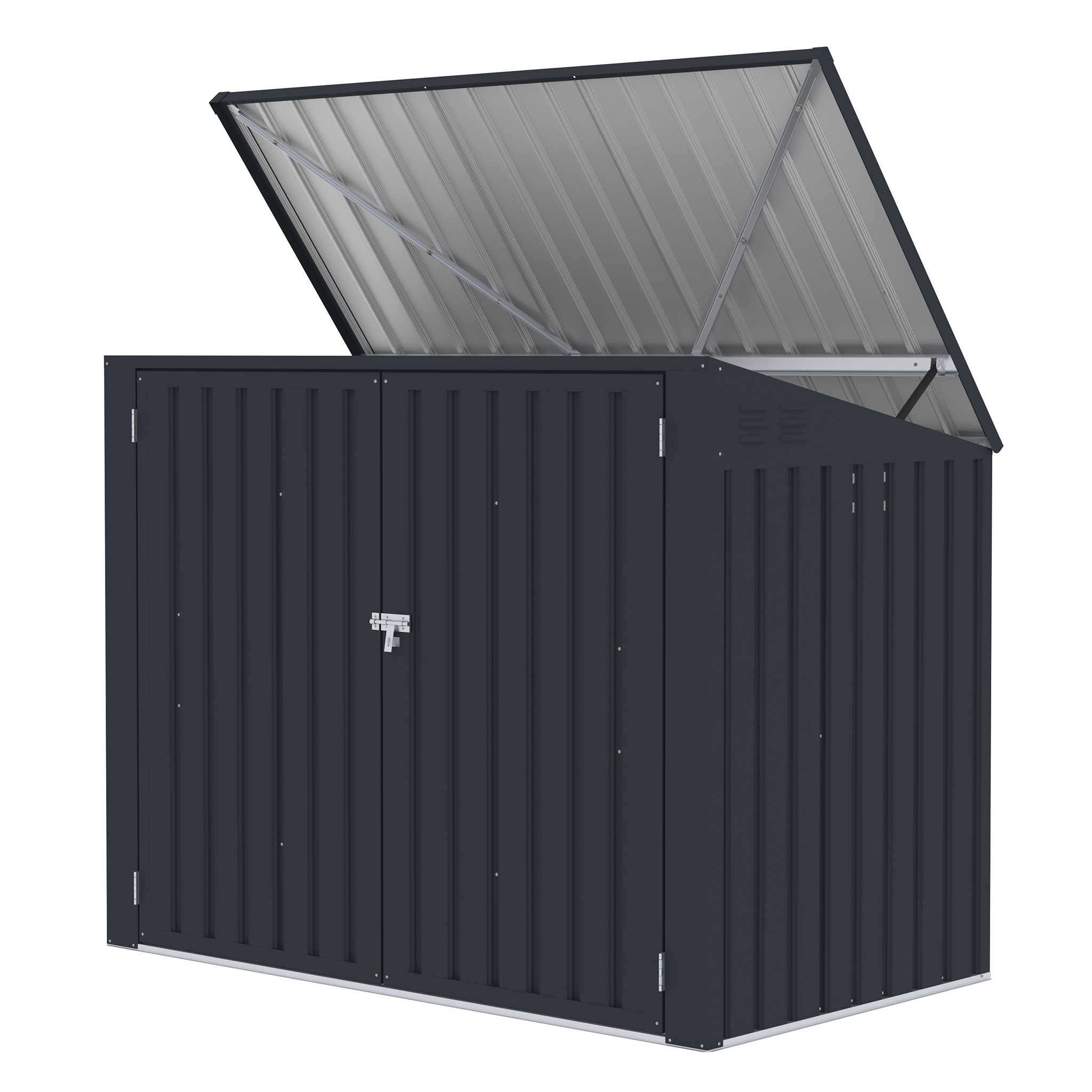 Fornorth Bin Shelter 173x101x131cm, Dark grey