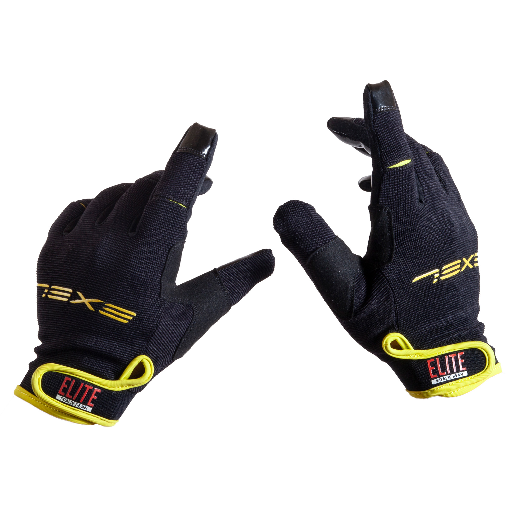 Exel G Max Short Handschuhe für Floorball-Torwart, Schwarz