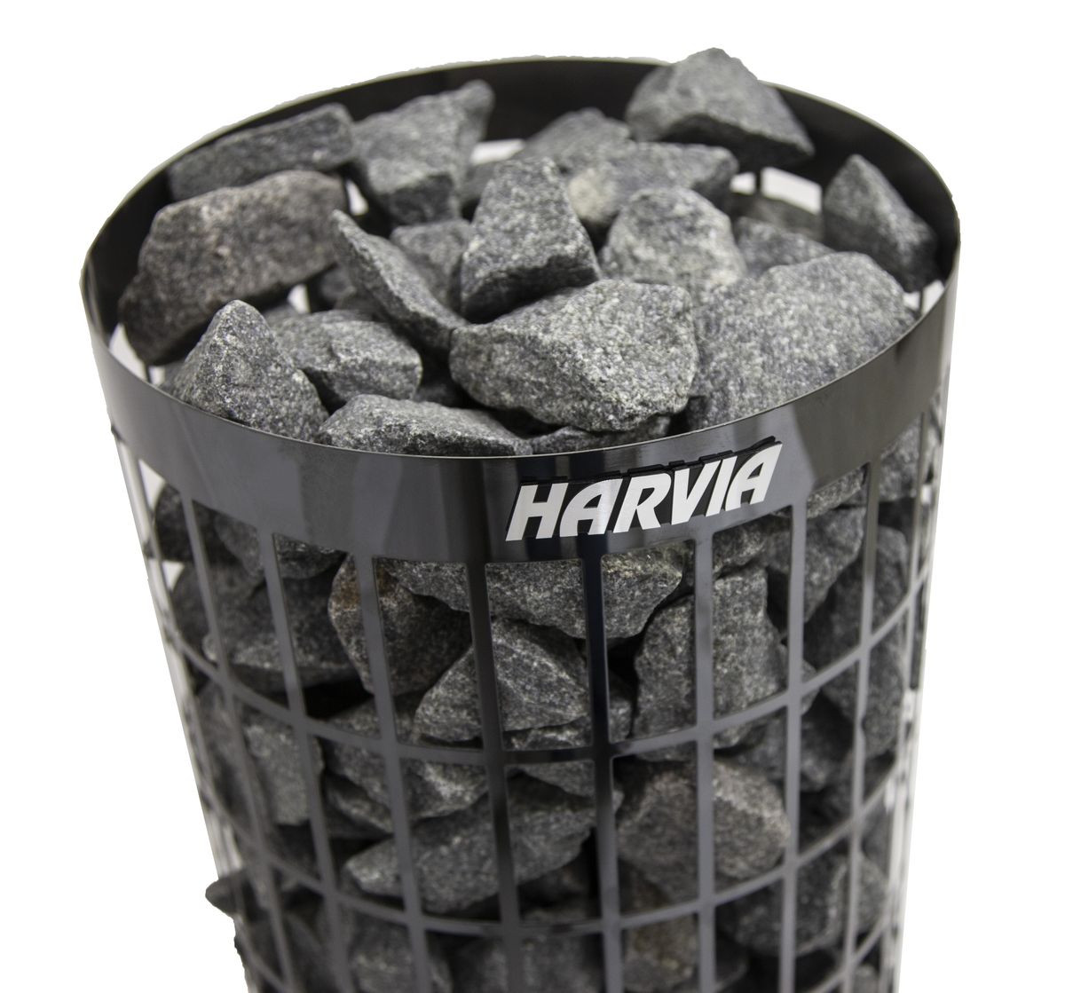 Bastuaggregat Harvia Cilindro Xenio PC70XE Black Steel, 7kW, 6-10m³, separat styrpanel