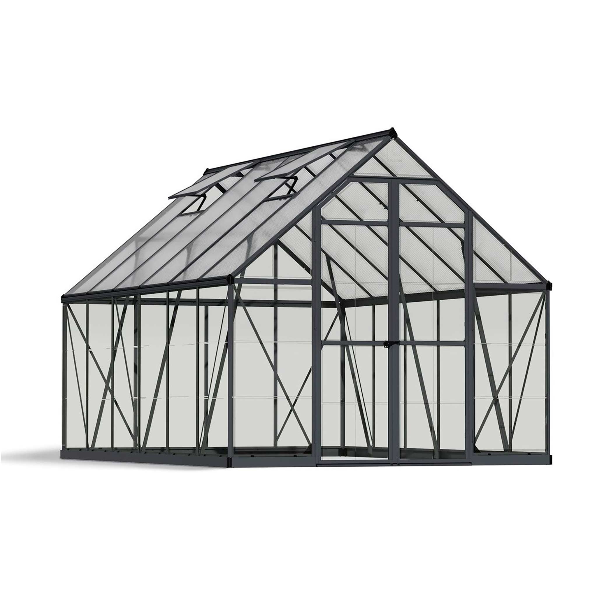 Palram-Canopia Greenhouse Balance Hybrid, 8,9m², 8x12, silver