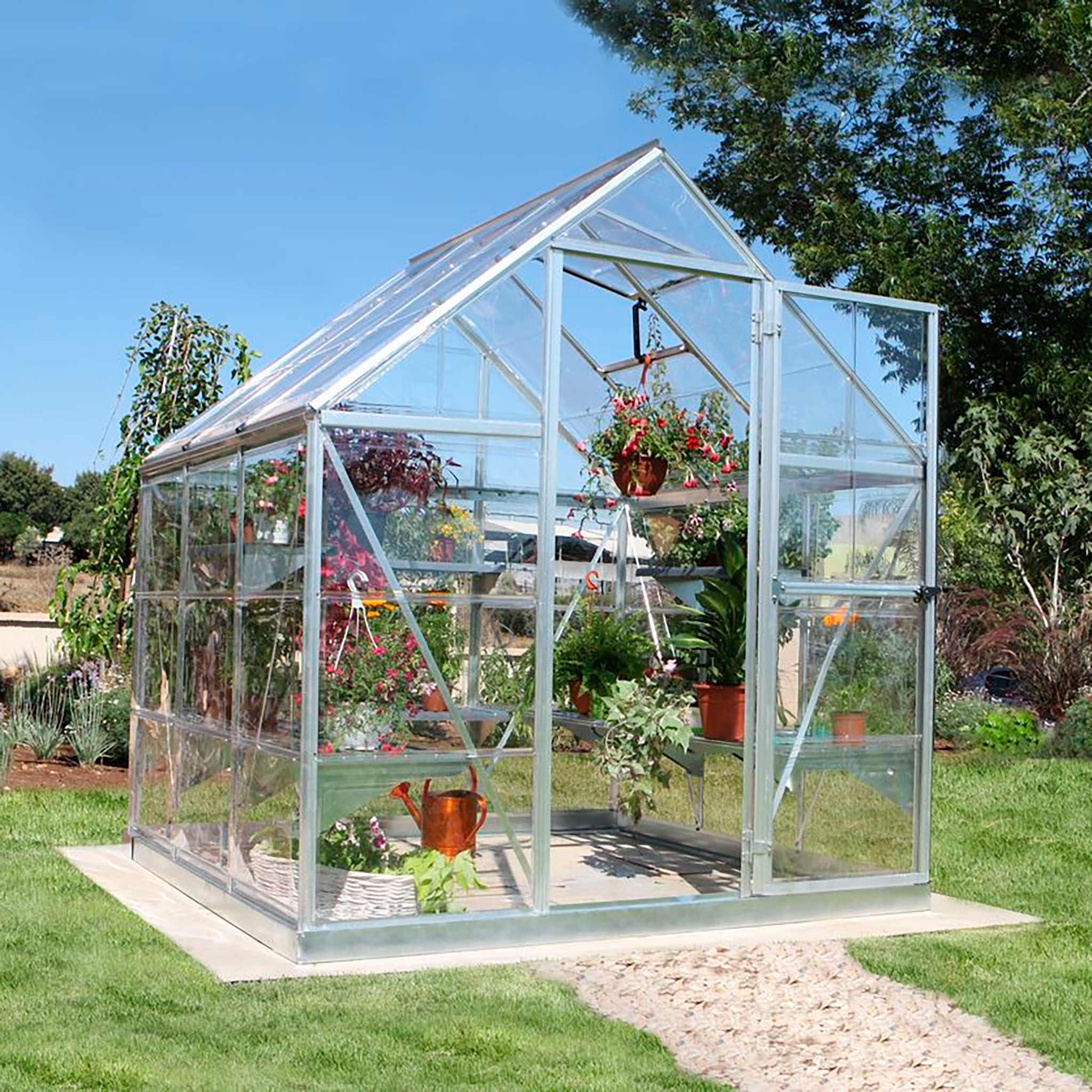 Palram-Canopia Greenhouse Harmony, 3,4m², 6x6, silver