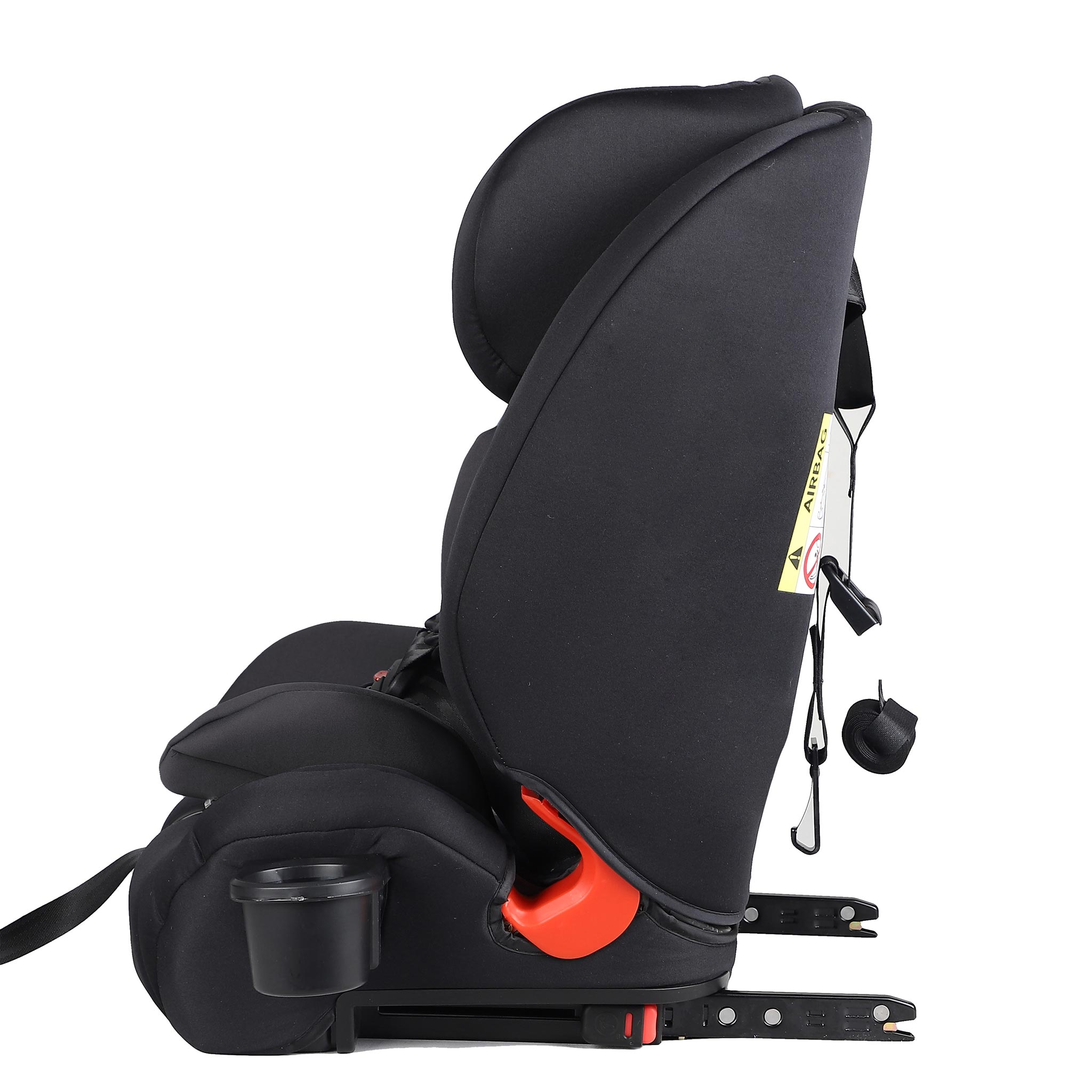 Kikid Bilbarnstol, ISOFIX, 9-36 kg, Black edition