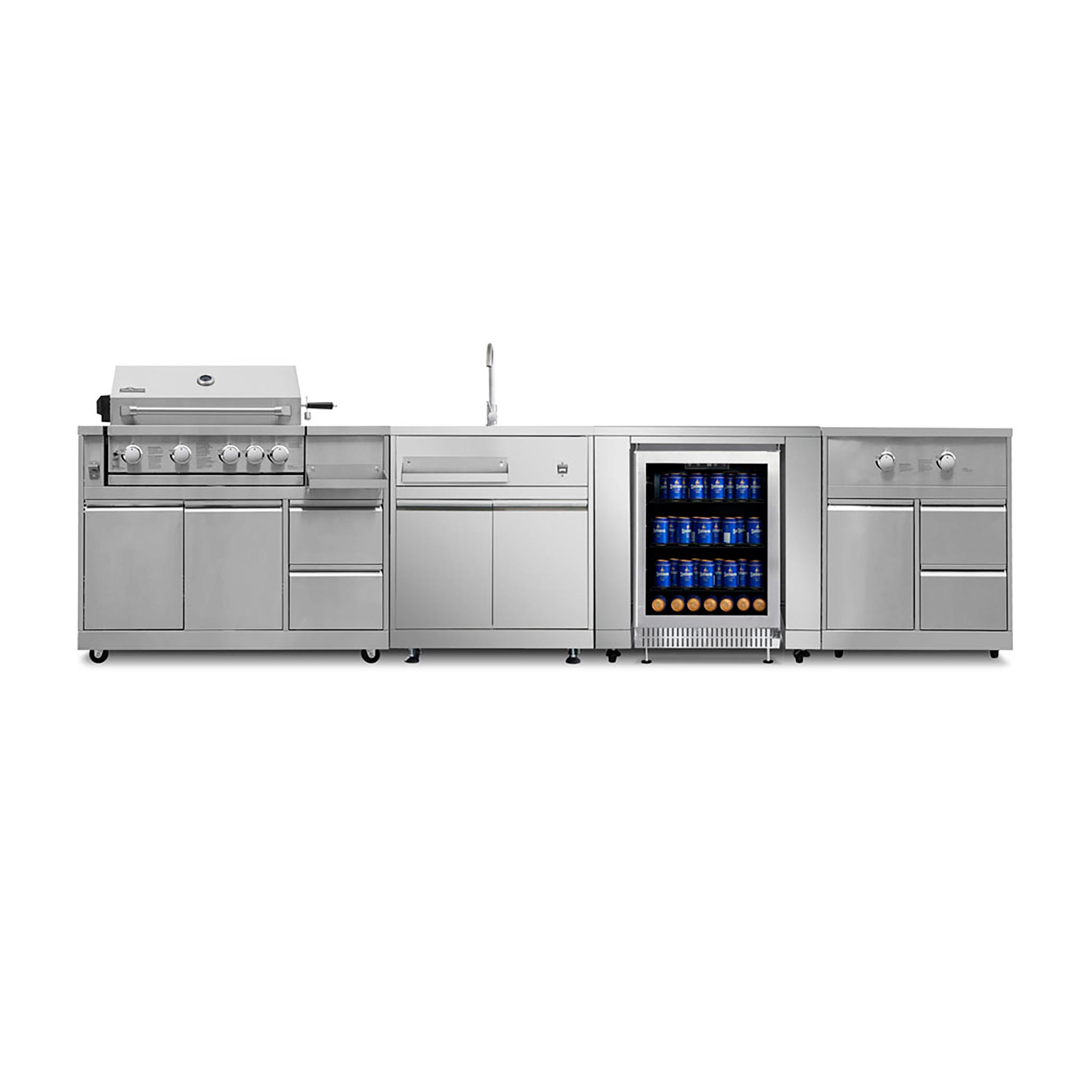 Inox Range Kuchnia zewnętrzna - moduł z grillem na gaz