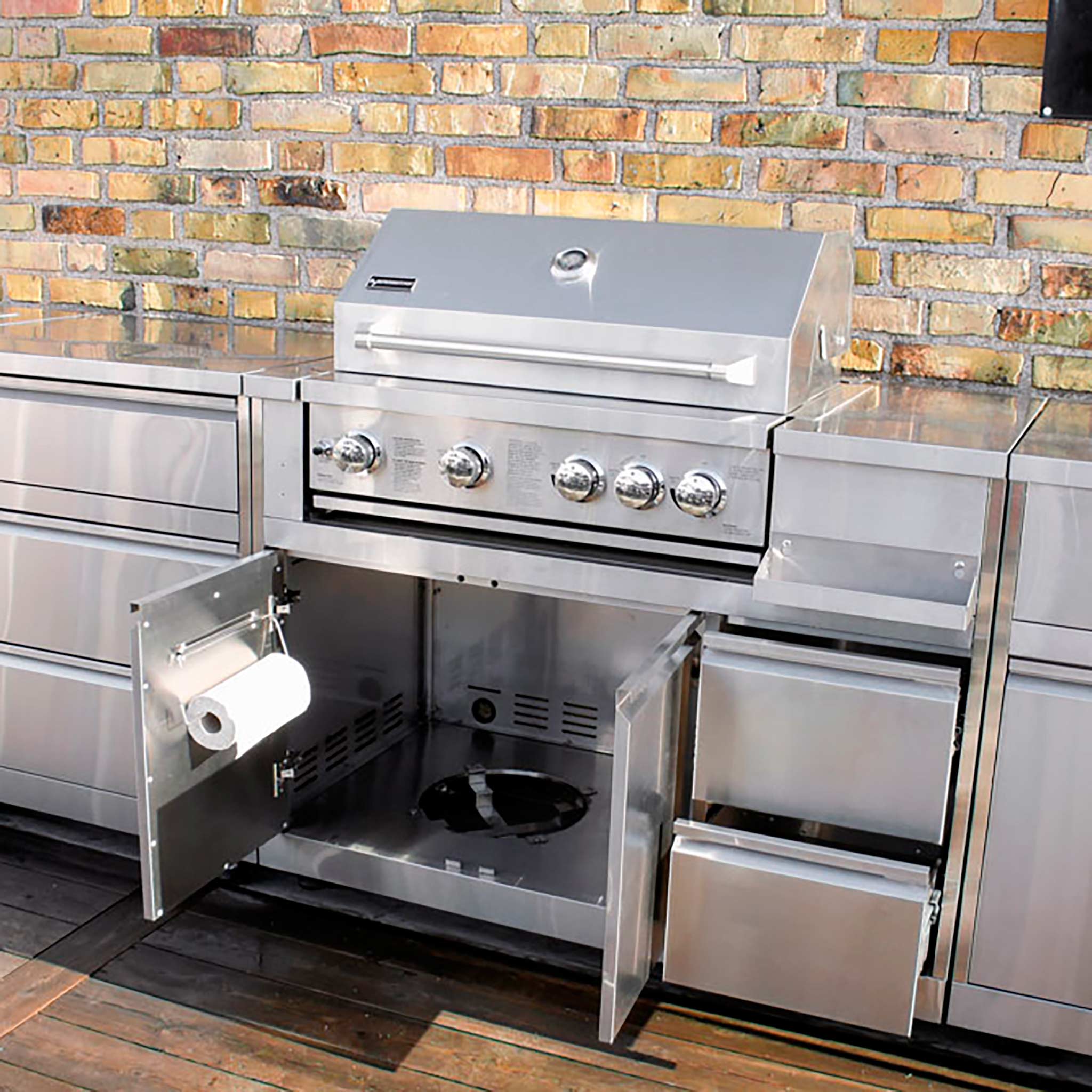 Inox Range Kuchnia zewnętrzna - moduł z grillem na gaz