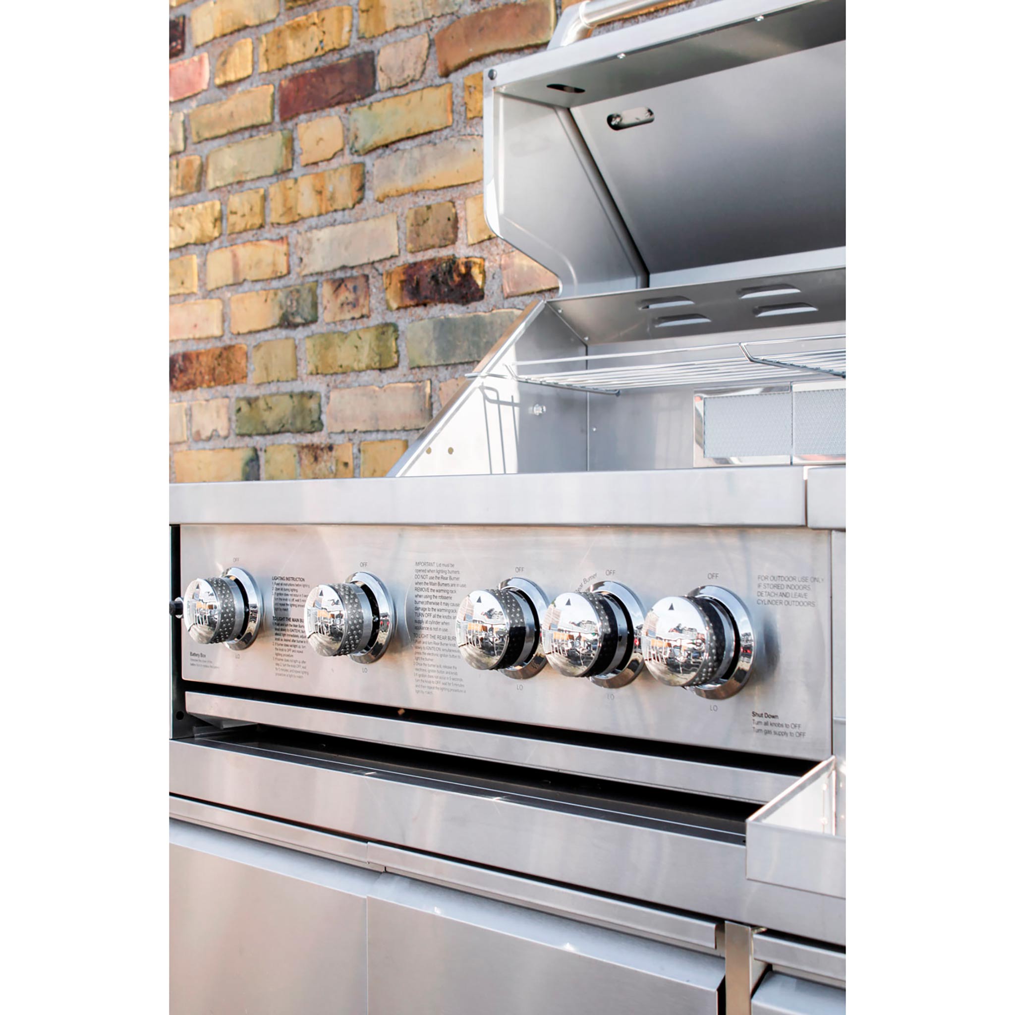 Inox Range Kuchnia zewnętrzna - moduł z grillem na gaz