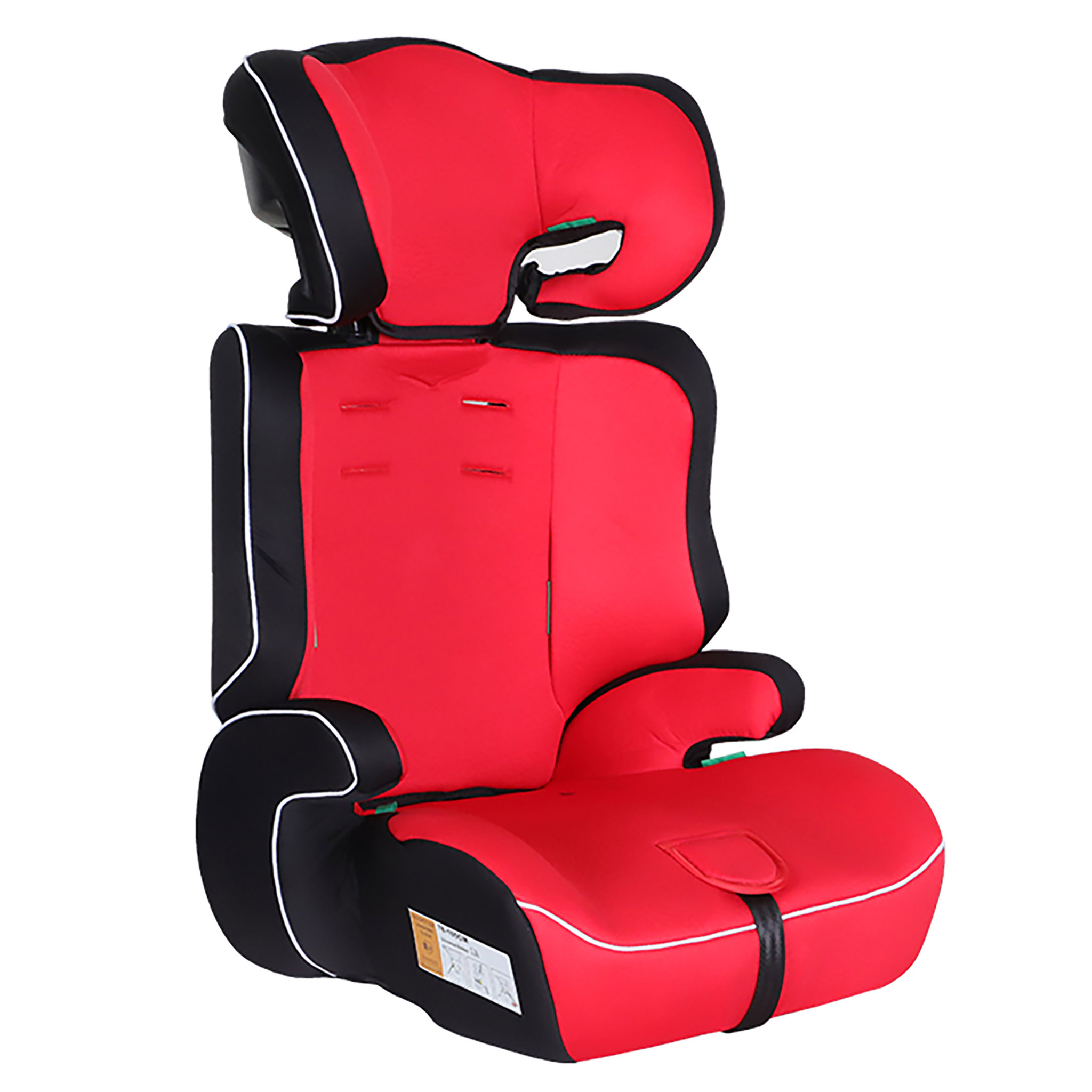 Kikid Bērnu Autokrēsls Basic 76-150cm R129, melns sarkans