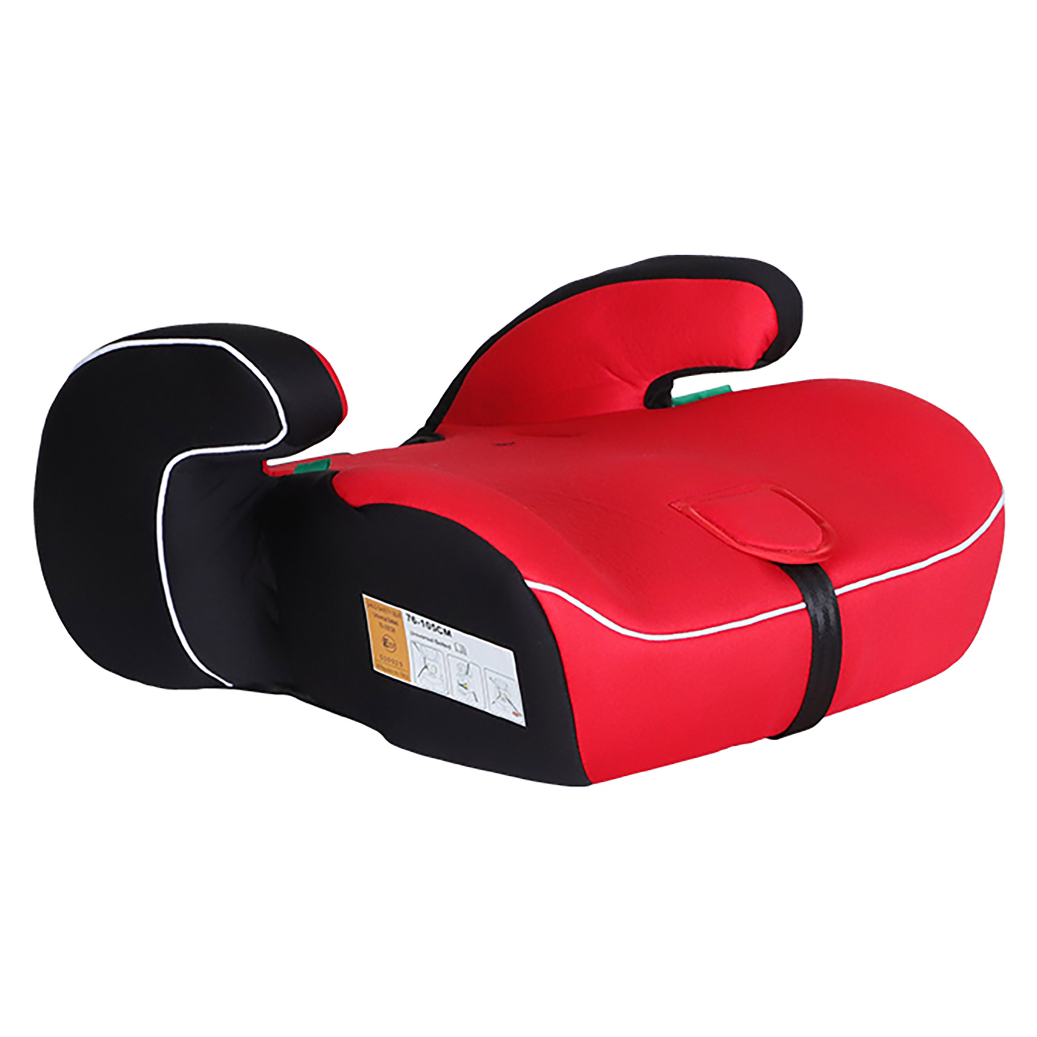 Kikid Kindersitz Basic 76-150cm R129, schwarz rot