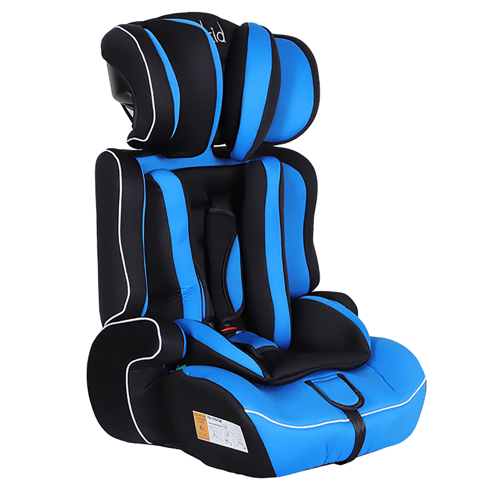 Kikid Autokrēsls Basic 76-150cm R129, melns zils