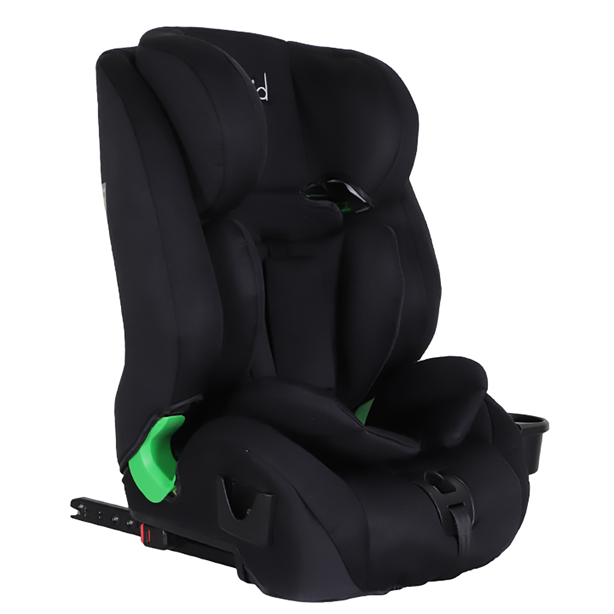 Kikid Premium Autokrēsls 76-150cm i-Size ISOFIX R129, melns