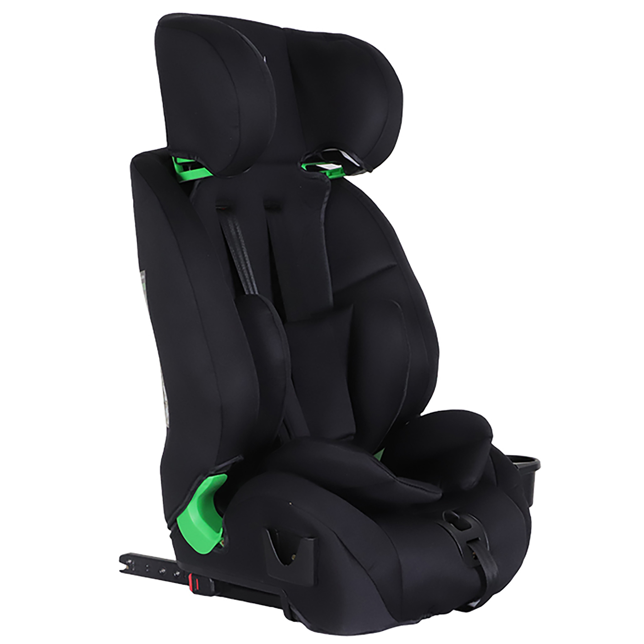Kikid Premium Autokrēsls 76-150cm i-Size ISOFIX R129, melns