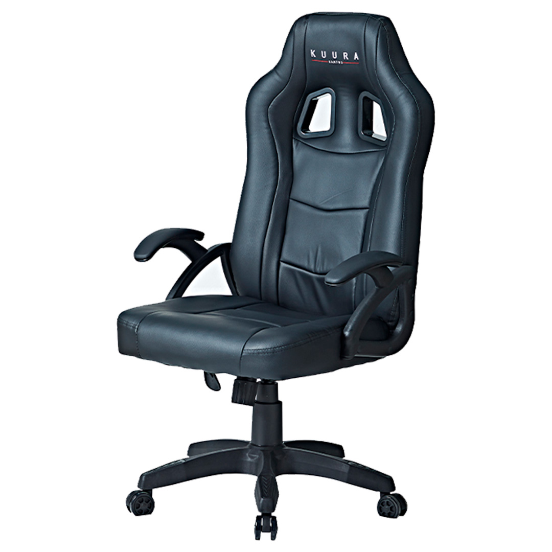 Kuura Gaming datorspēļu krēsls Gamer, melns