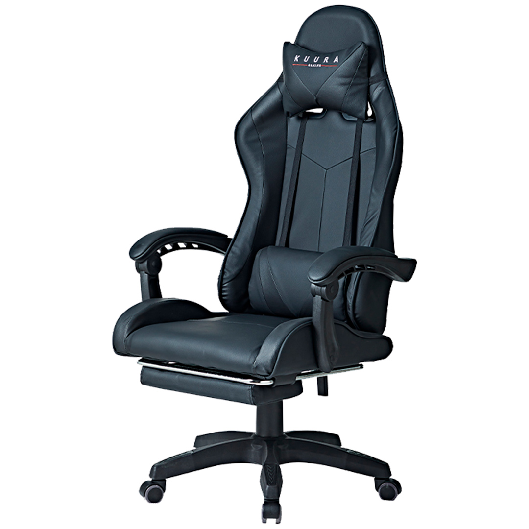 Kuura Gaming Datorspēļu Krēsls Pro, melns