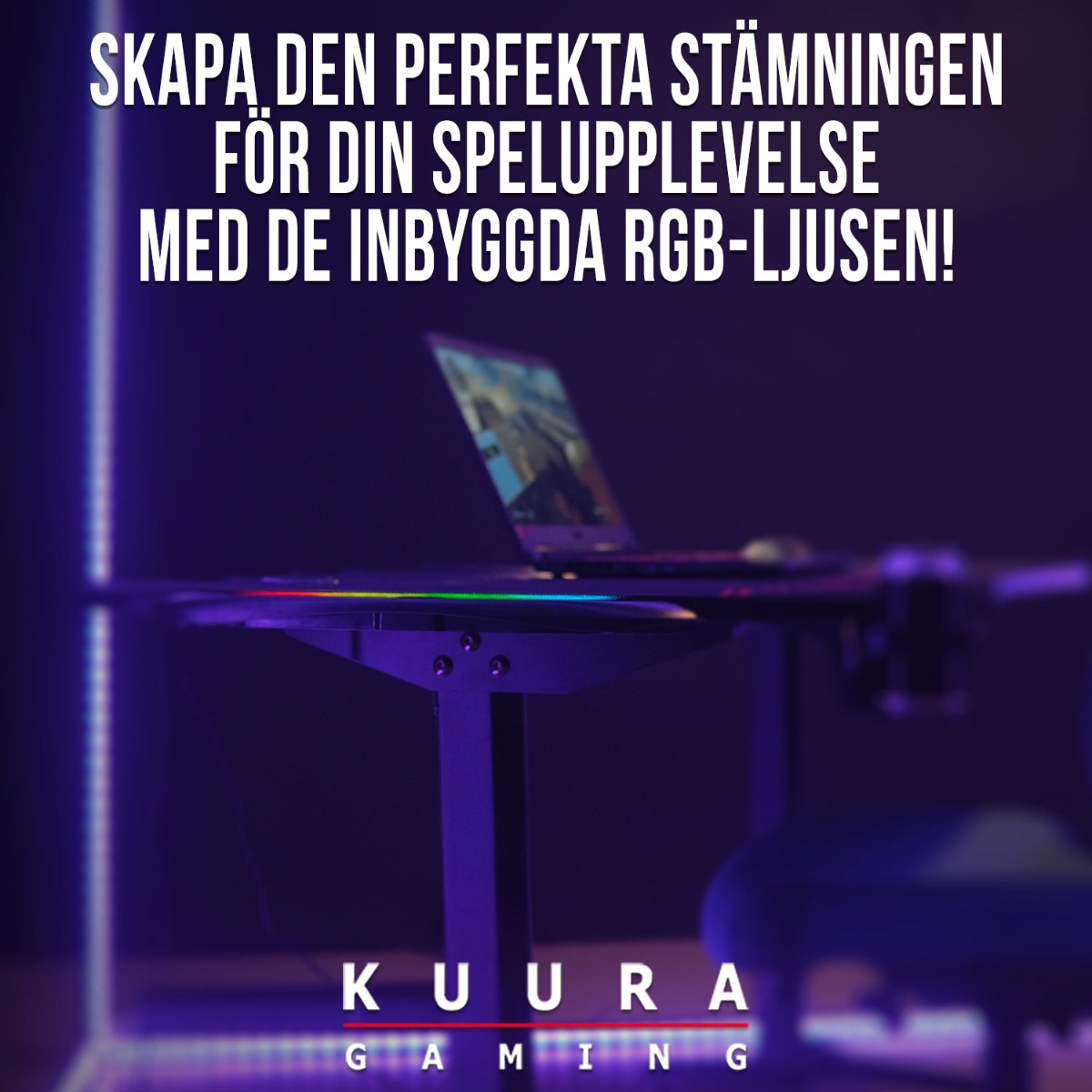 Kuura Gaming gamingbord RGB 