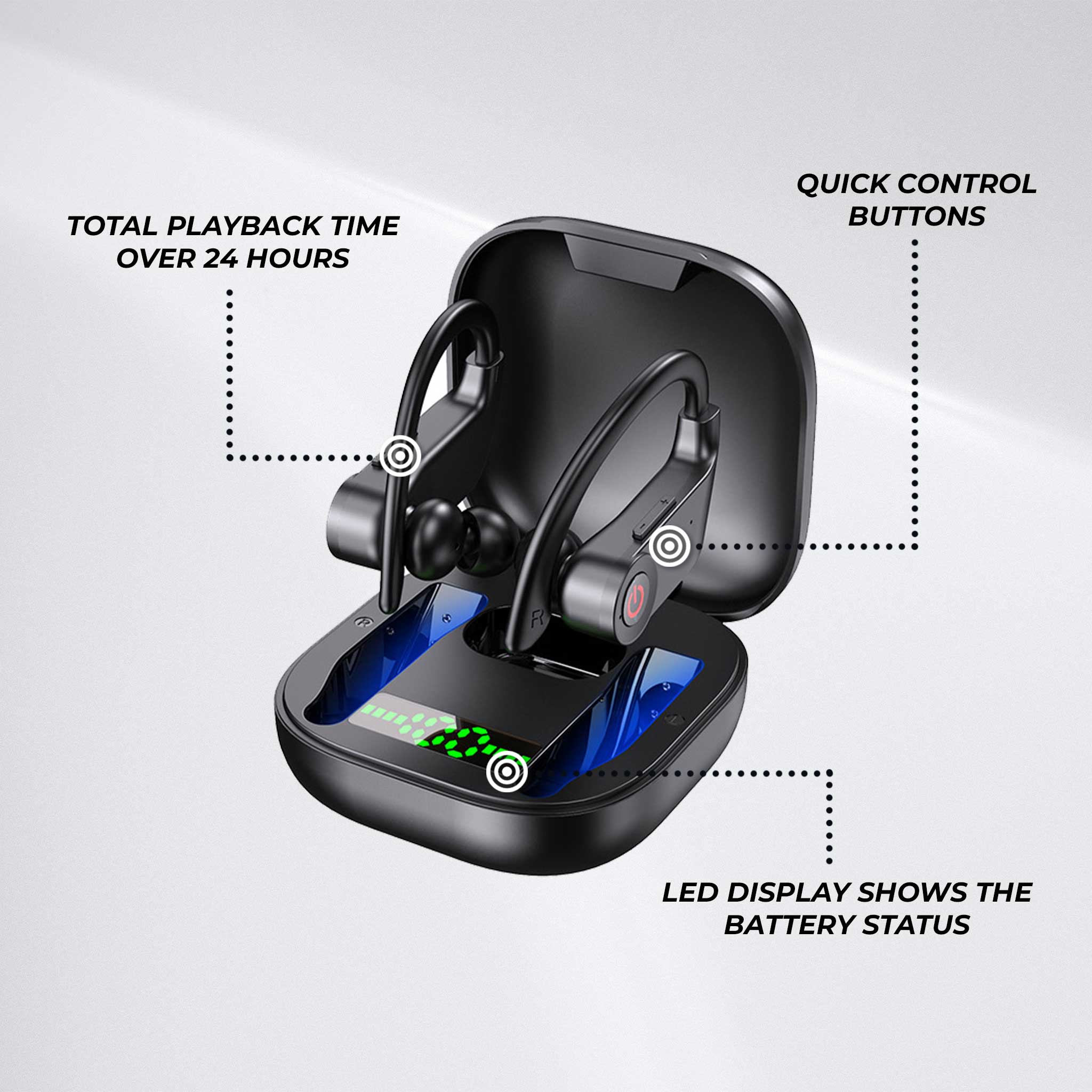 Kuurapods Sport V2 wireless earbuds