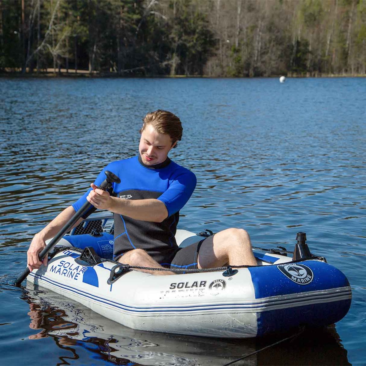 Solar Marine 1 person Gummibåt Lake 
