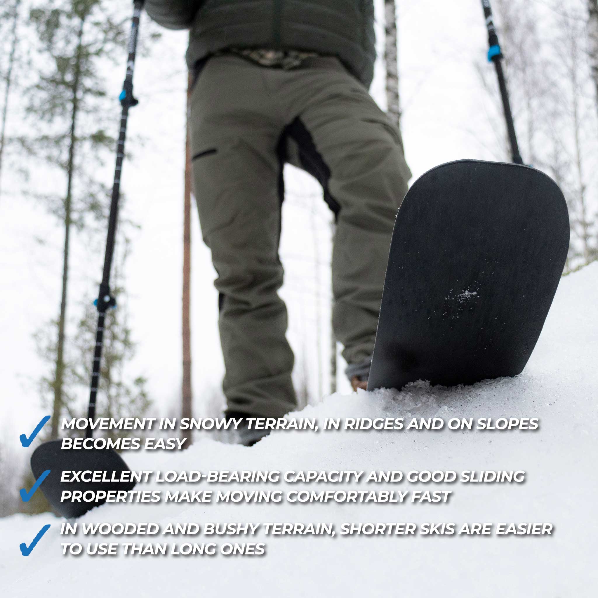 Trekker Skishoes 120cm