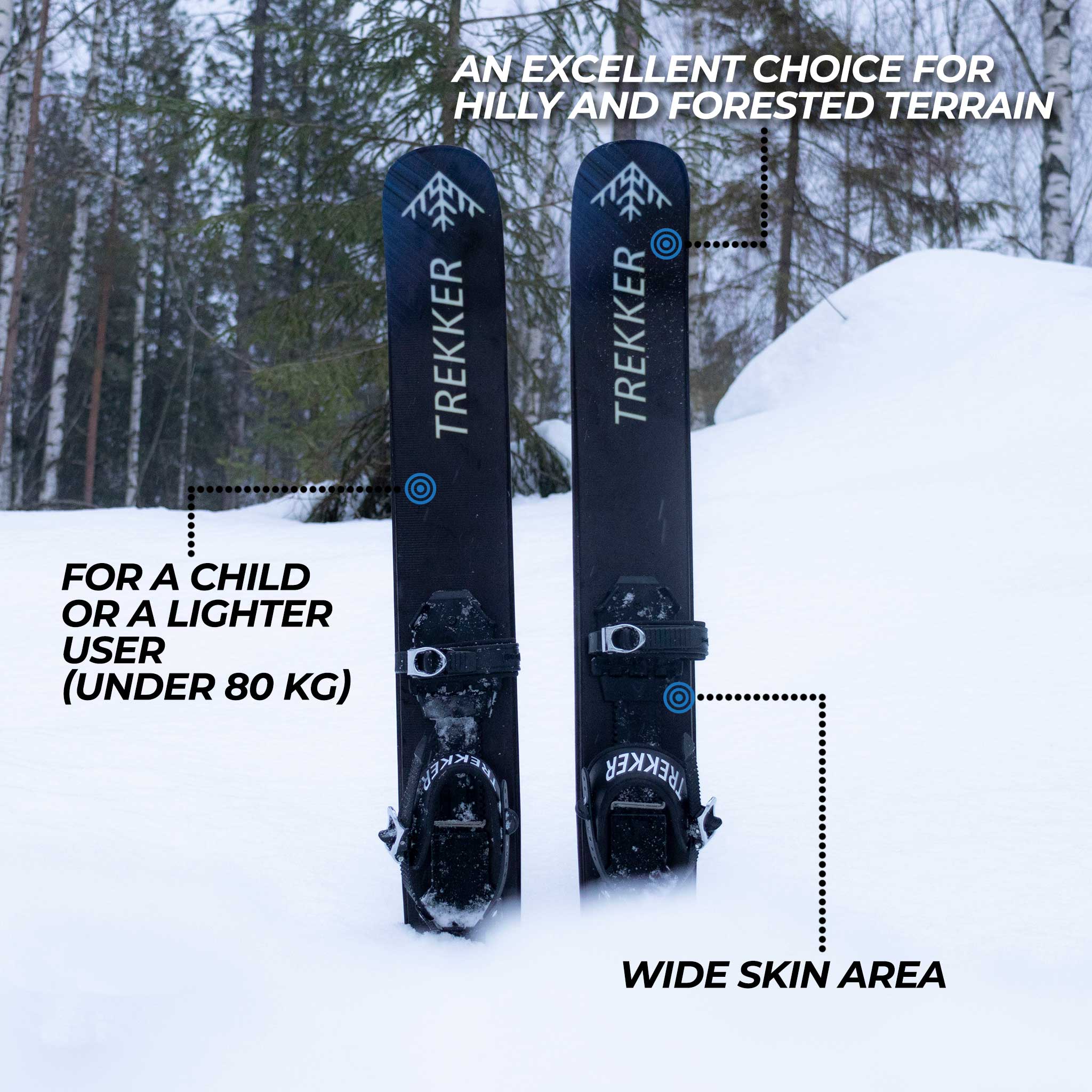 Trekker Skishoes 120cm