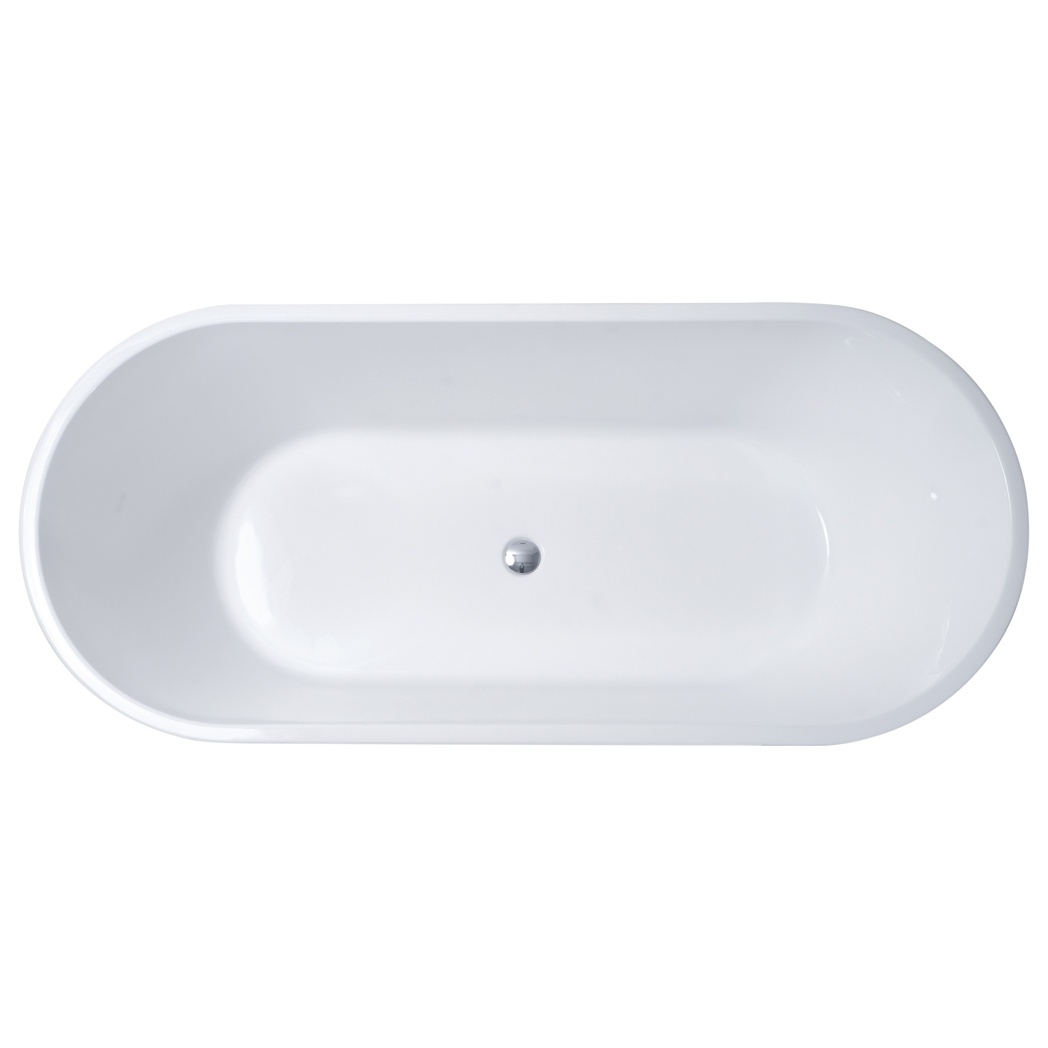 Lykke Badkar Polar Deluxe 1600x750x580mm, vit