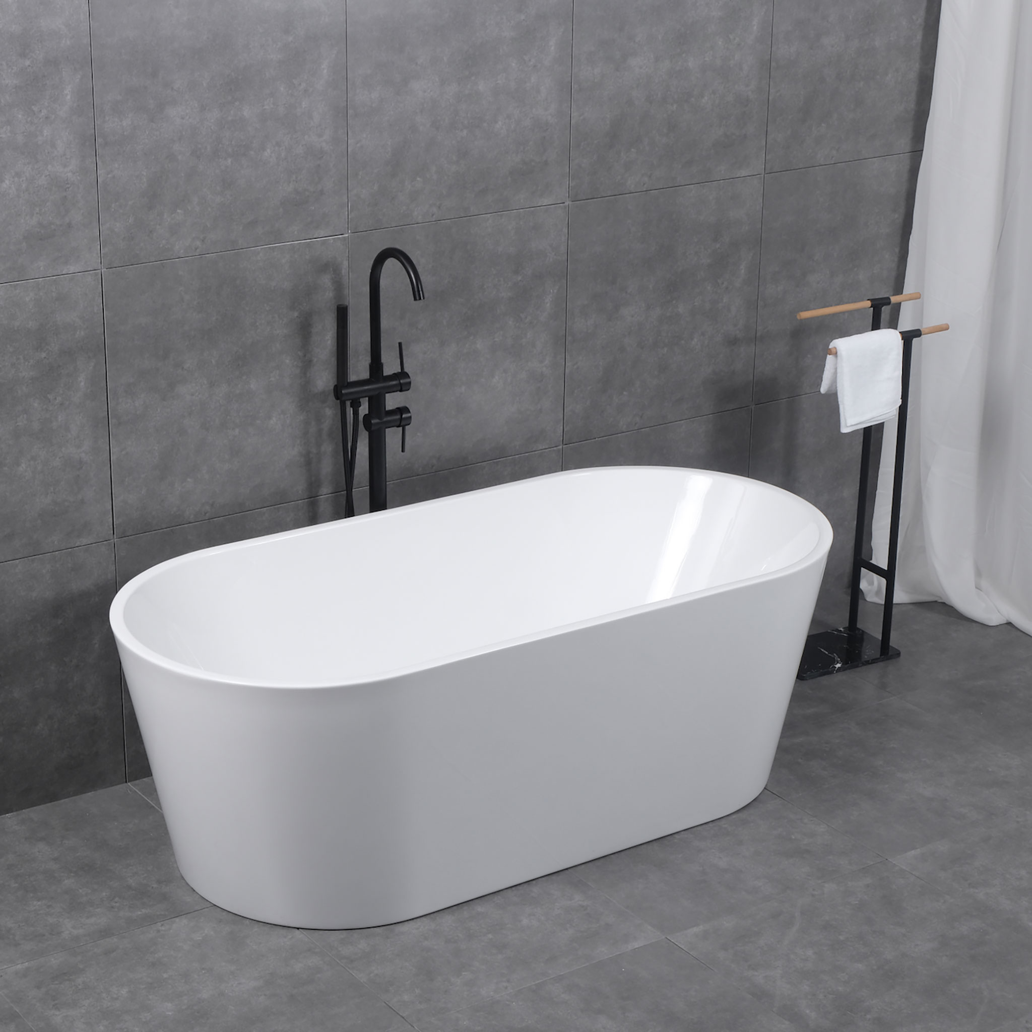 Lykke Vanna Polar Deluxe 1600x750x580mm, balta