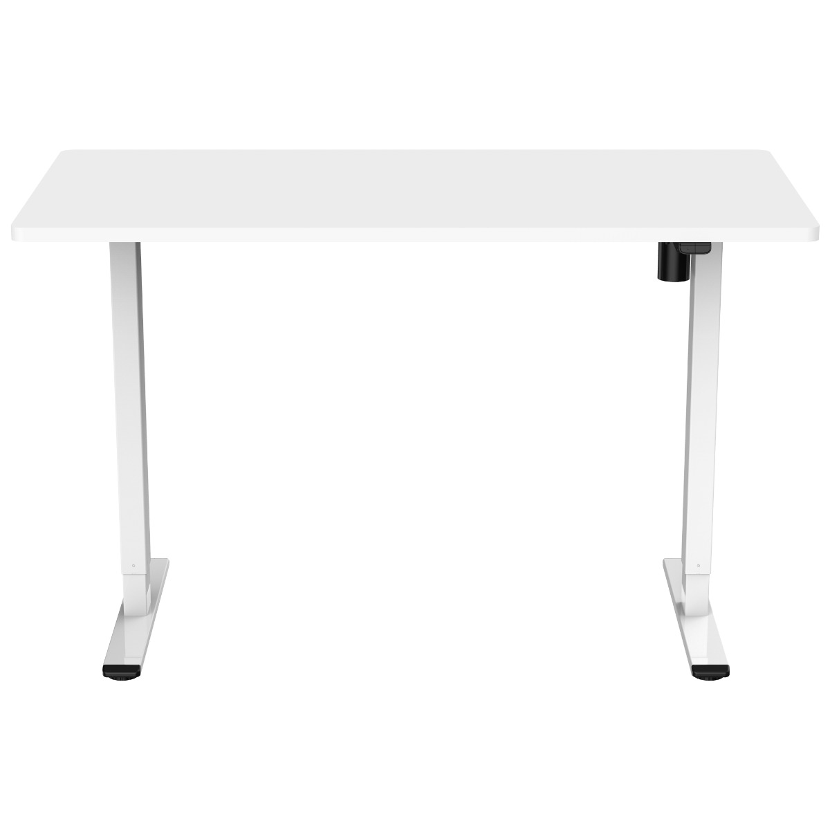 Lykke Elektrisch zit-sta bureau M100, wit, 140 x 70 cm