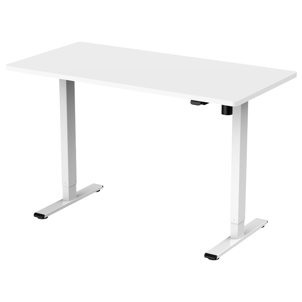 Lykke Elektrisch zit-sta bureau M100, wit, 140 x 70 cm