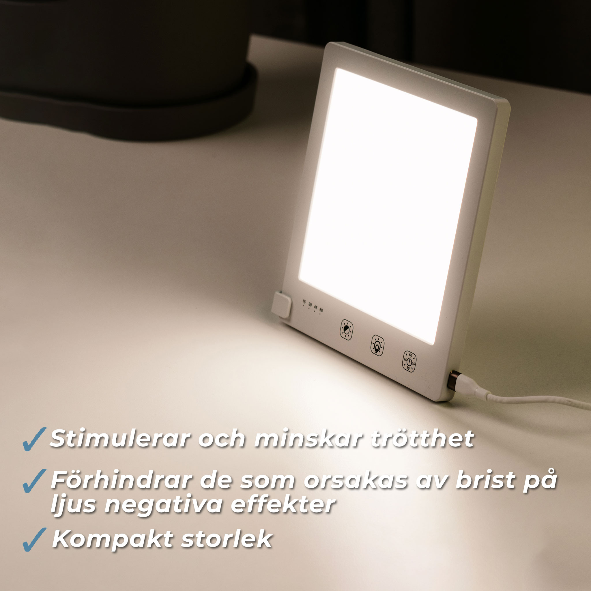 Lykke ljusterapilampa Pro 1000