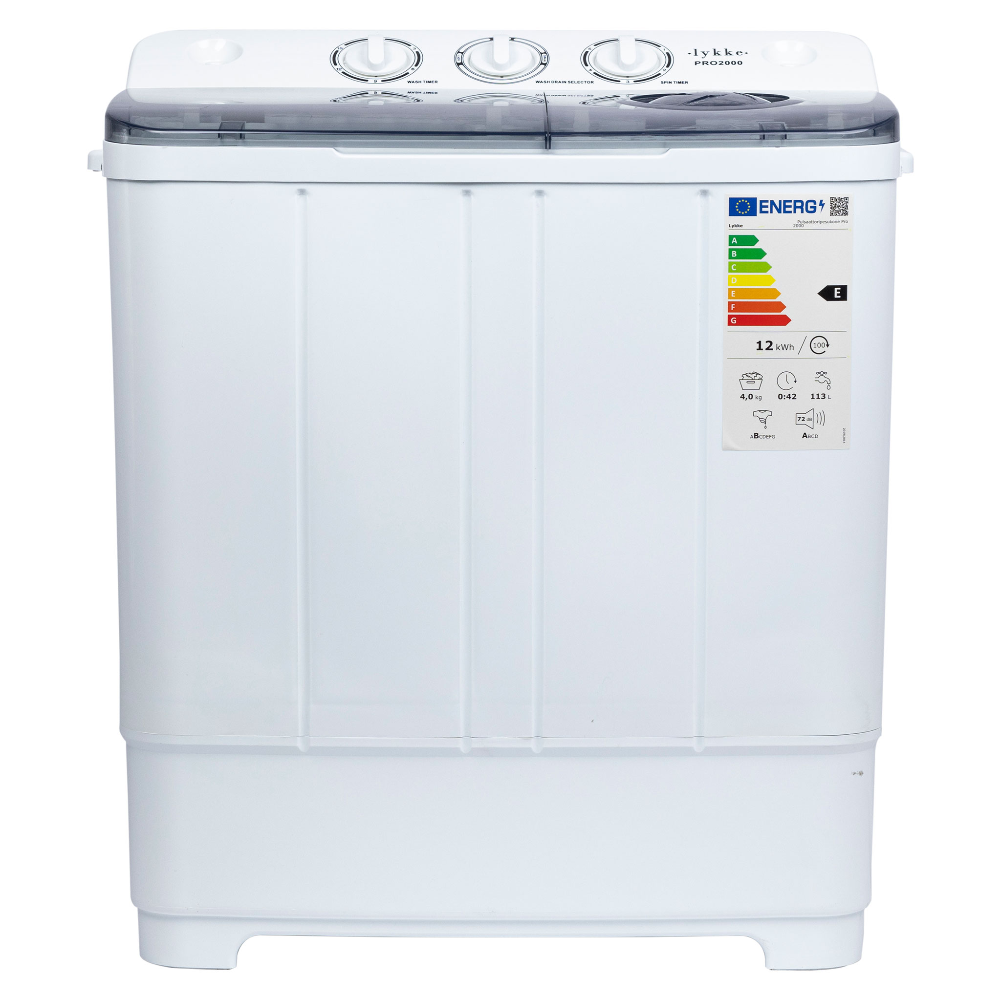 Lykke Portable Washing Machine Pro 2000