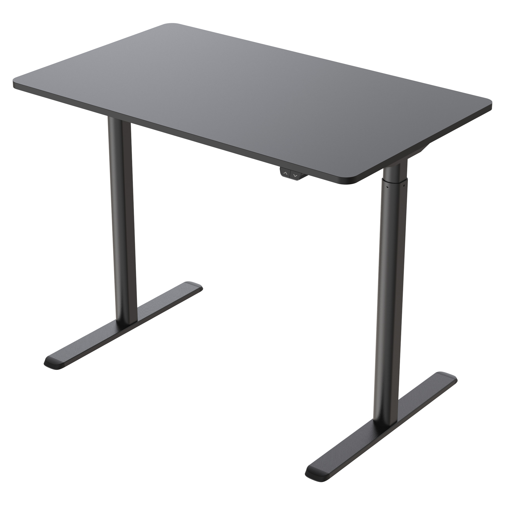 Lykke Elektrisch Höhenverstellbarer Schreibtisch Nordic 120x60cm, Schwarz