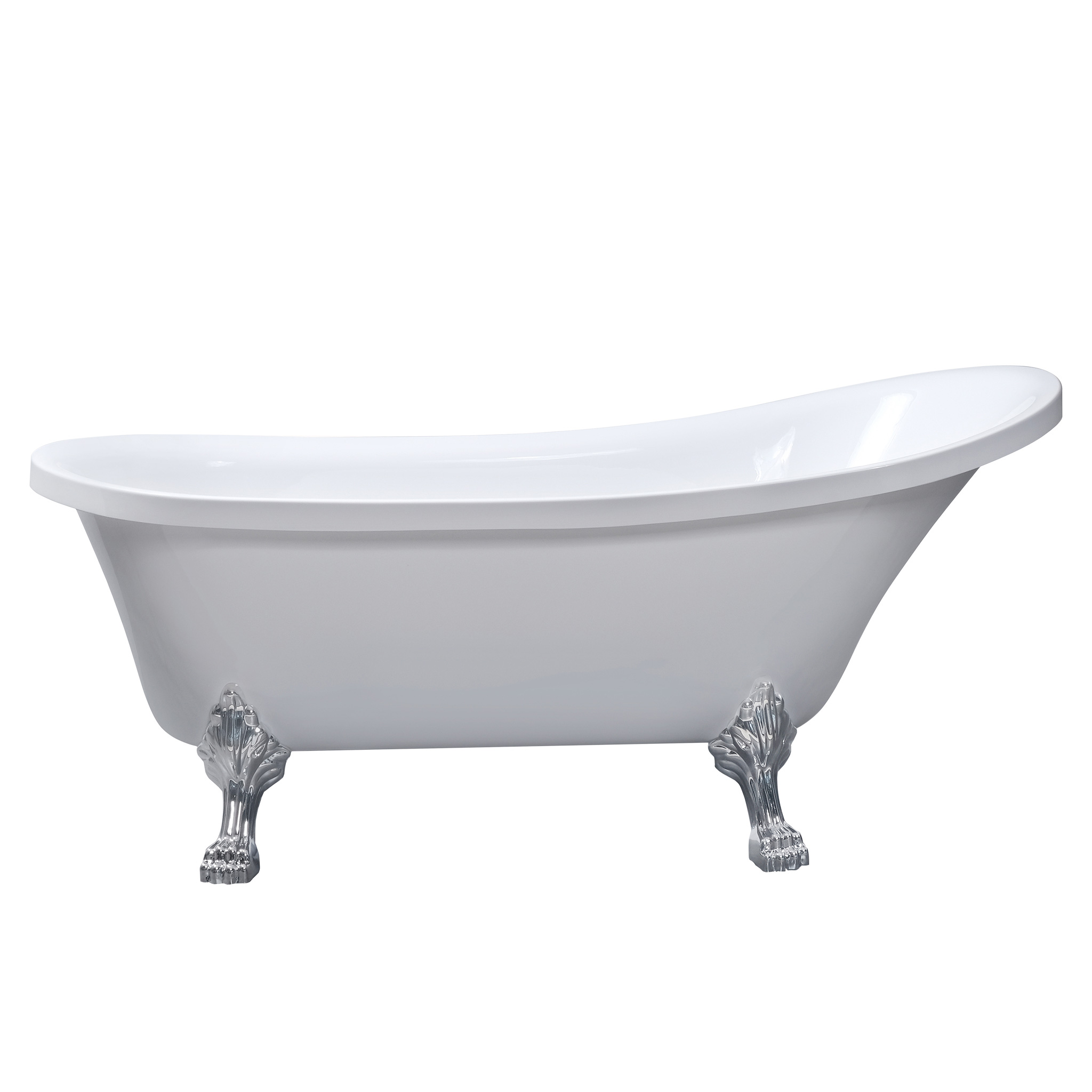 Lykke Badkar med tassar Nordic Deluxe 1700x750x730mm, vit