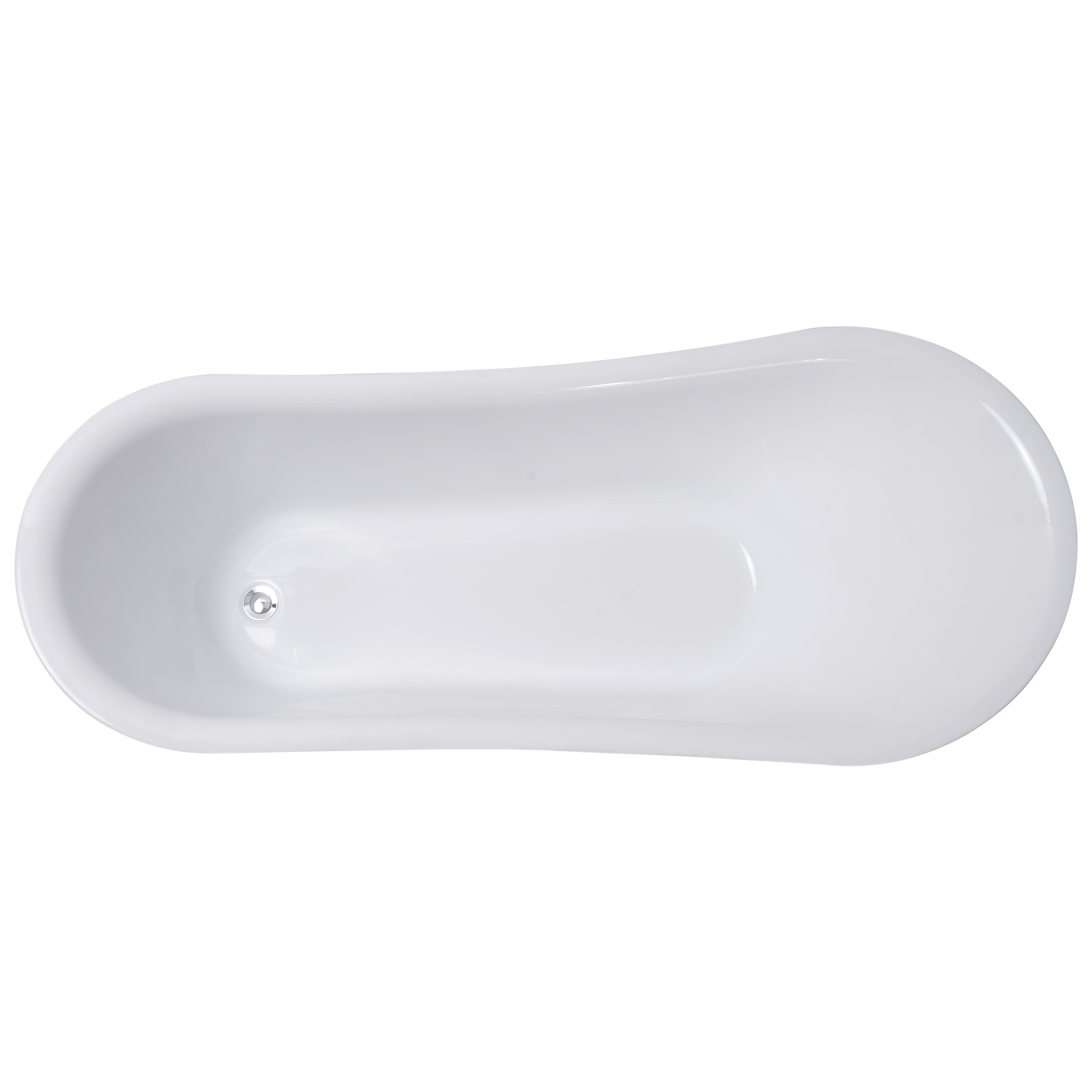Lykke Badkar med tassar Nordic Deluxe 1700x750x730mm, vit