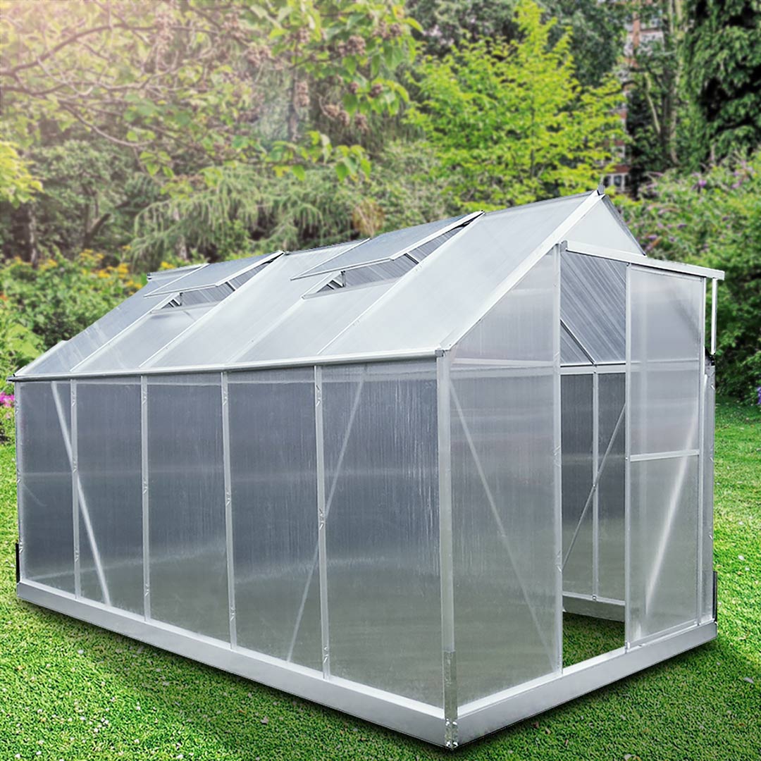 Lykke kasvihuone hopea 6,0 m2