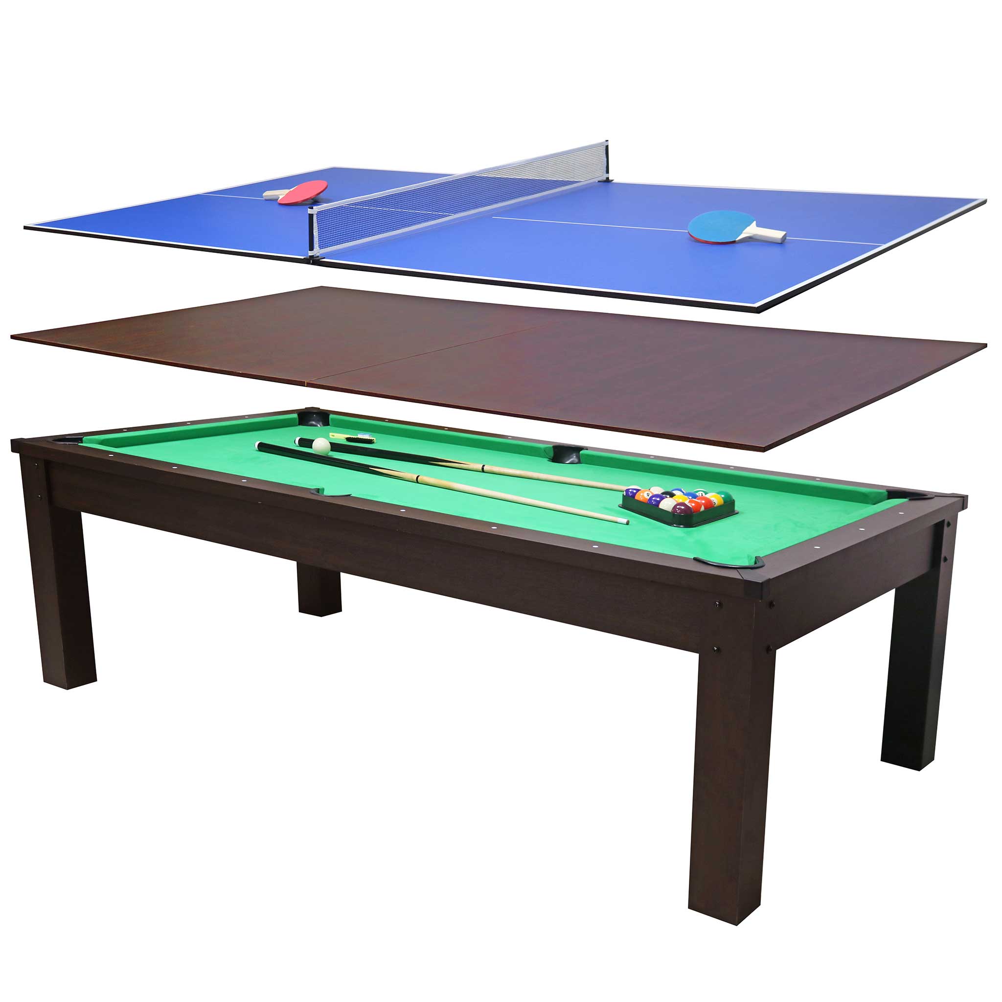 Nordcore Pooltafel 8' 3-IN-1