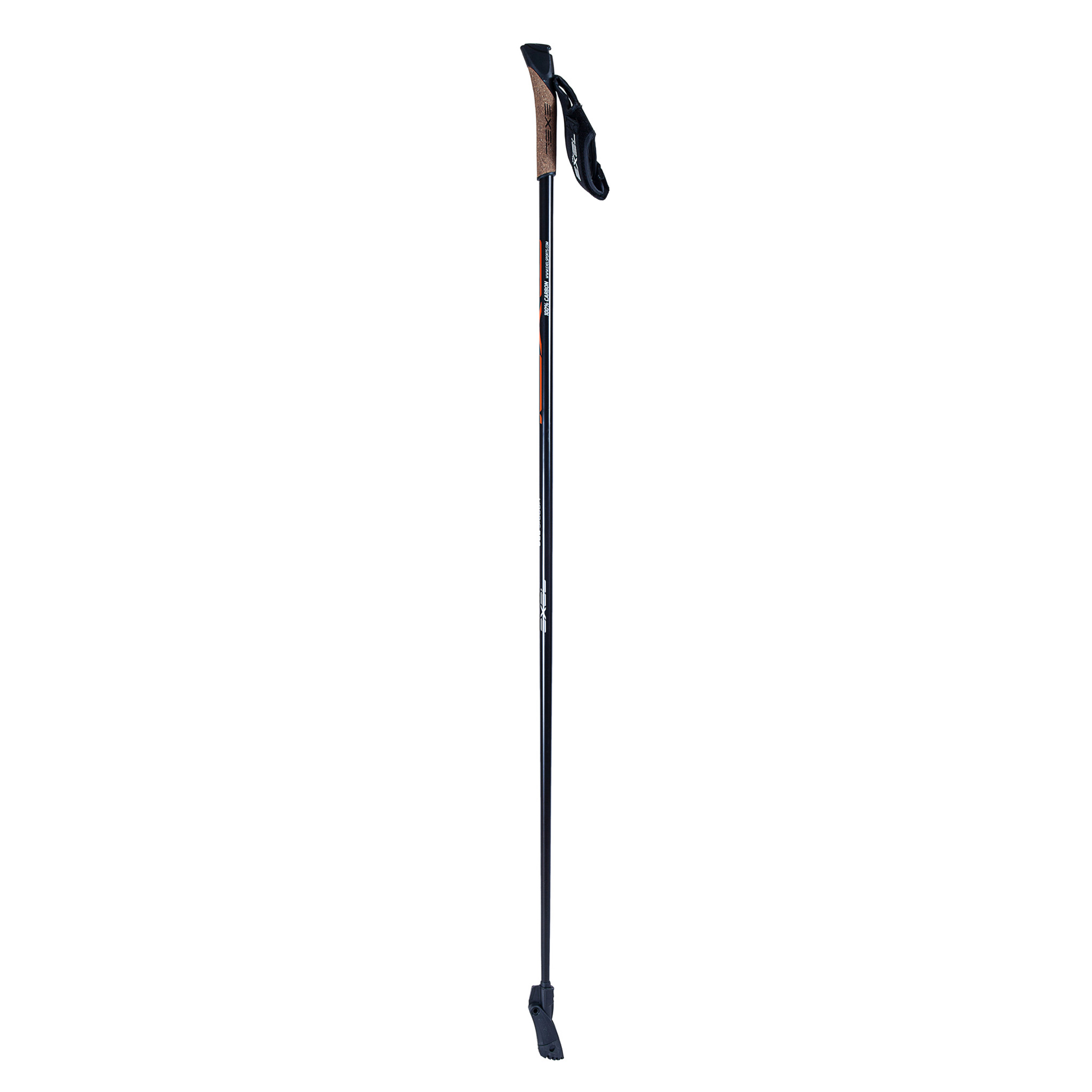 Exel Nordic Pro Oeb Qr Kij do Nordic Walking, Czarny/Czerwony